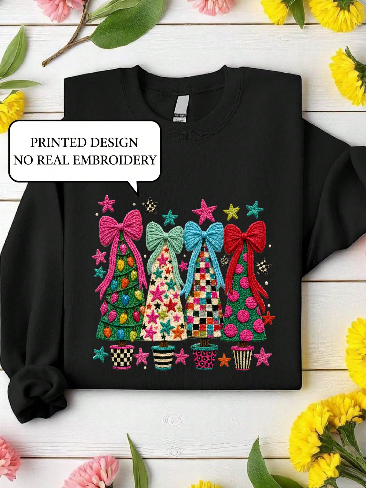 Coquette Christmas Tree (DTF Graphic Print) Sweatshirt