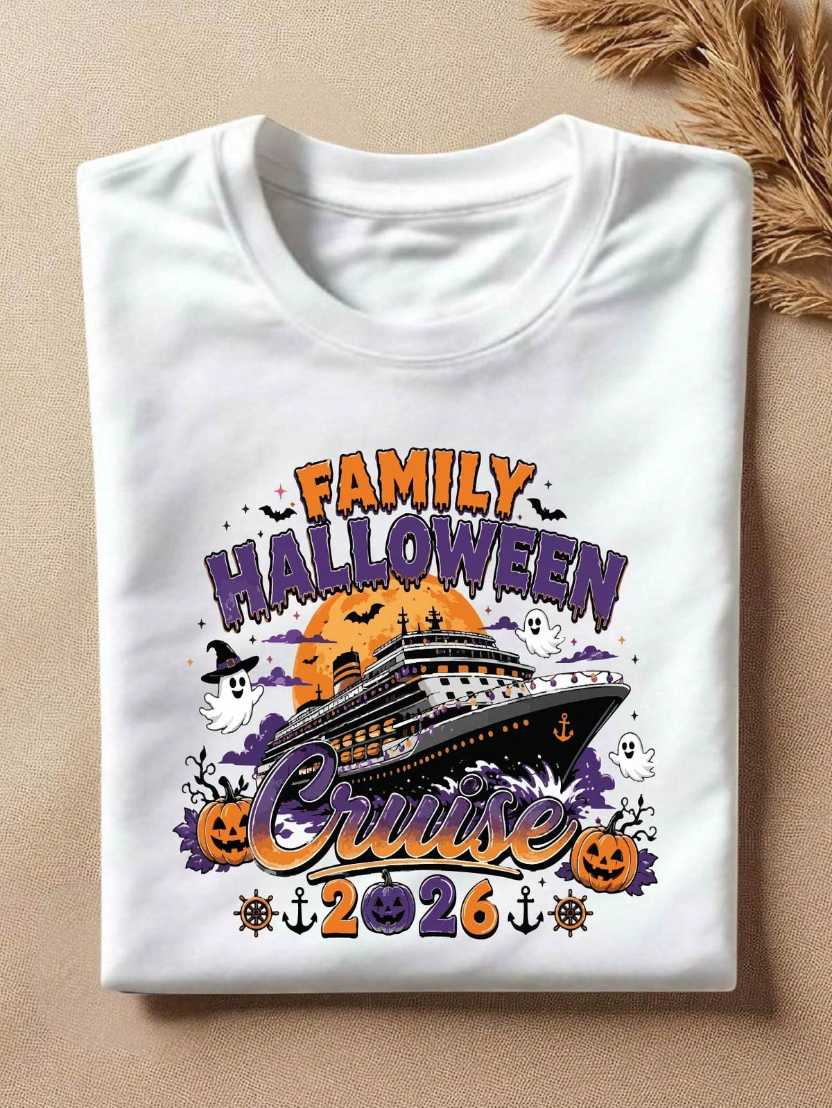 Family Halloween Cruise 2026 T-Shirt