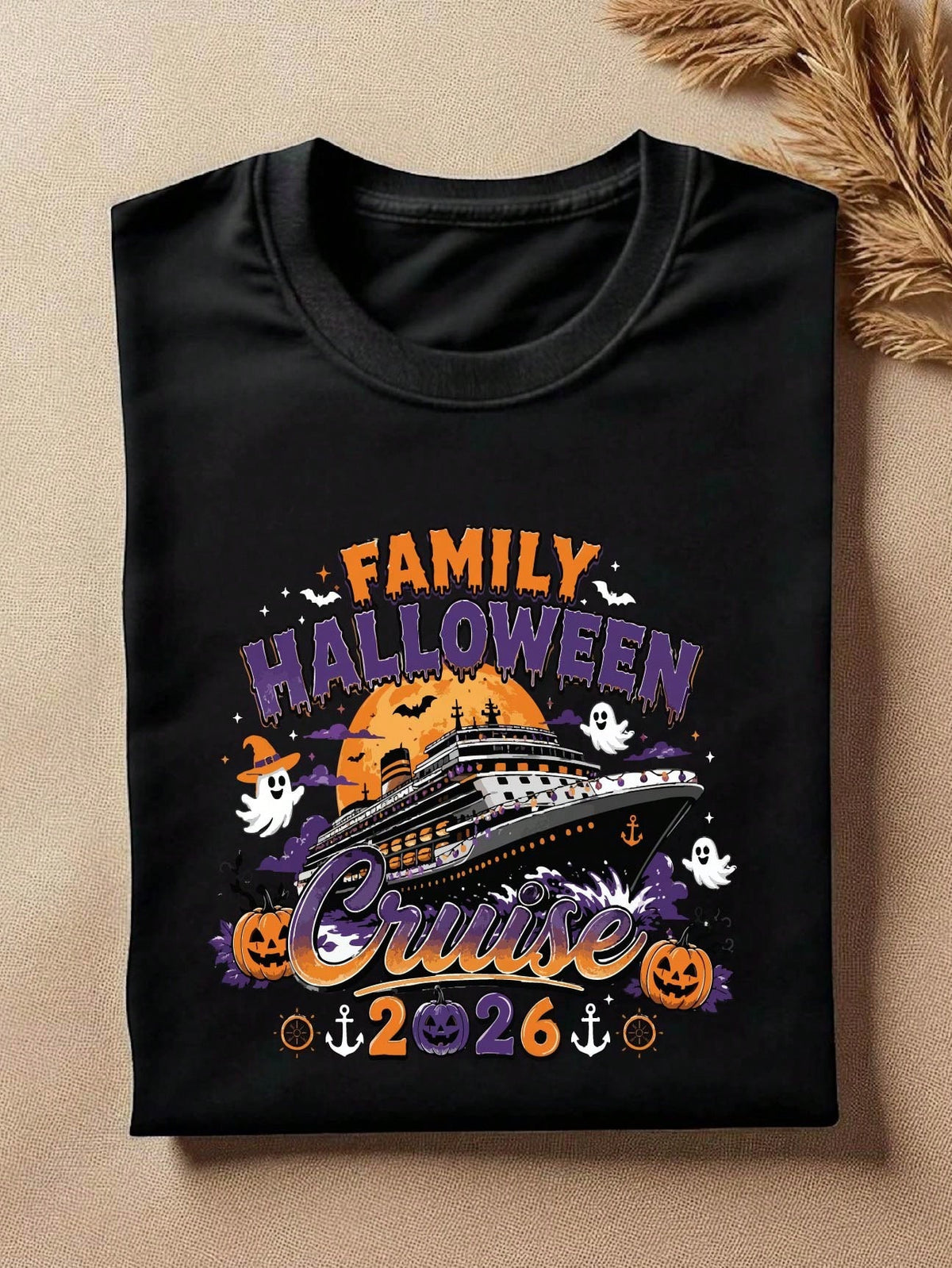 Family Halloween Cruise 2026 T-Shirt