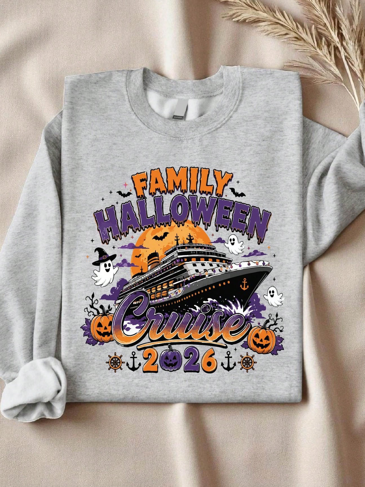 Family Halloween Cruise 2026 Sweatshirt