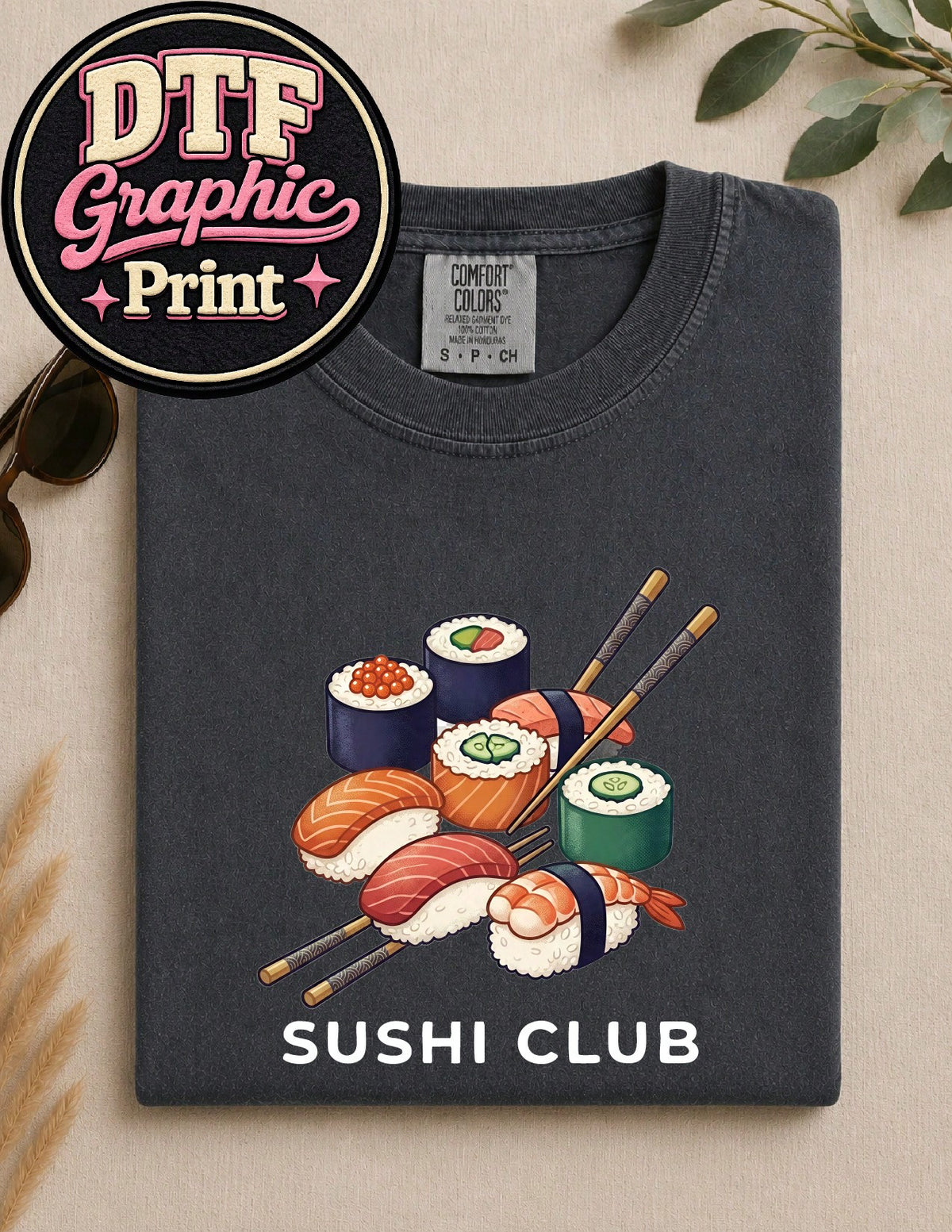 Sushi And Chopsticks T-Shirt