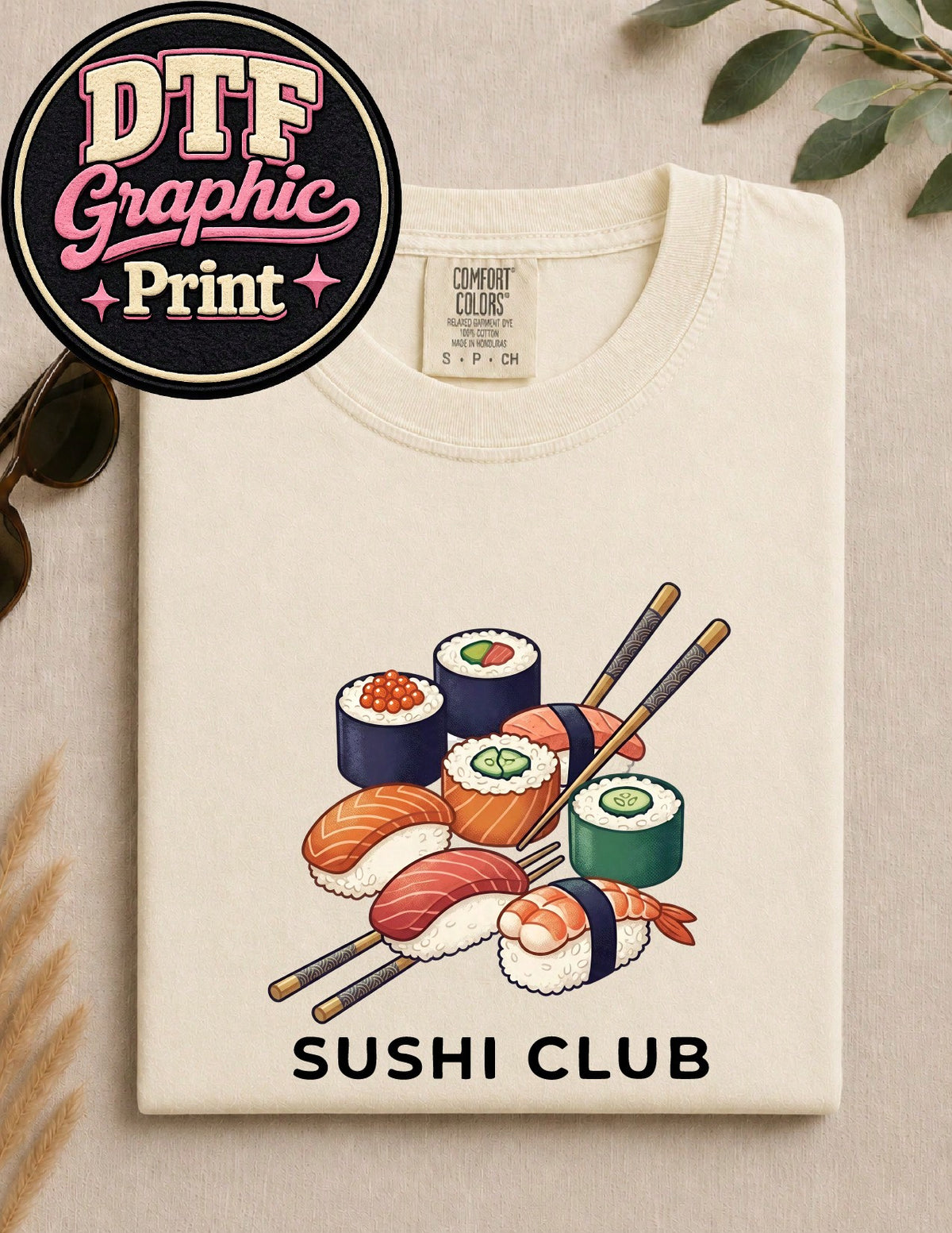 Sushi And Chopsticks T-Shirt