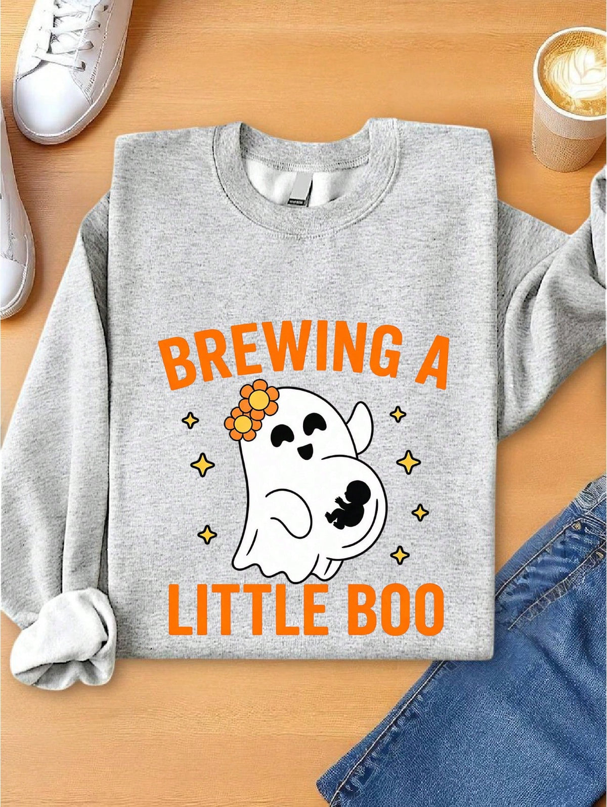 Brewing A Little Boo Sweatshirt