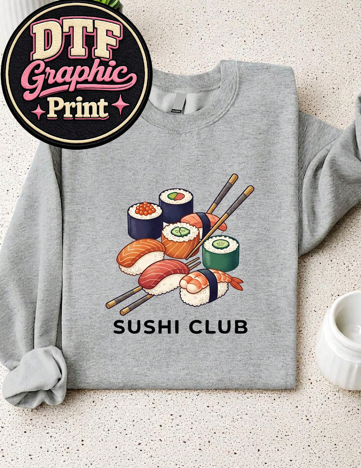 Sushi And Chopsticks Sweatshirt