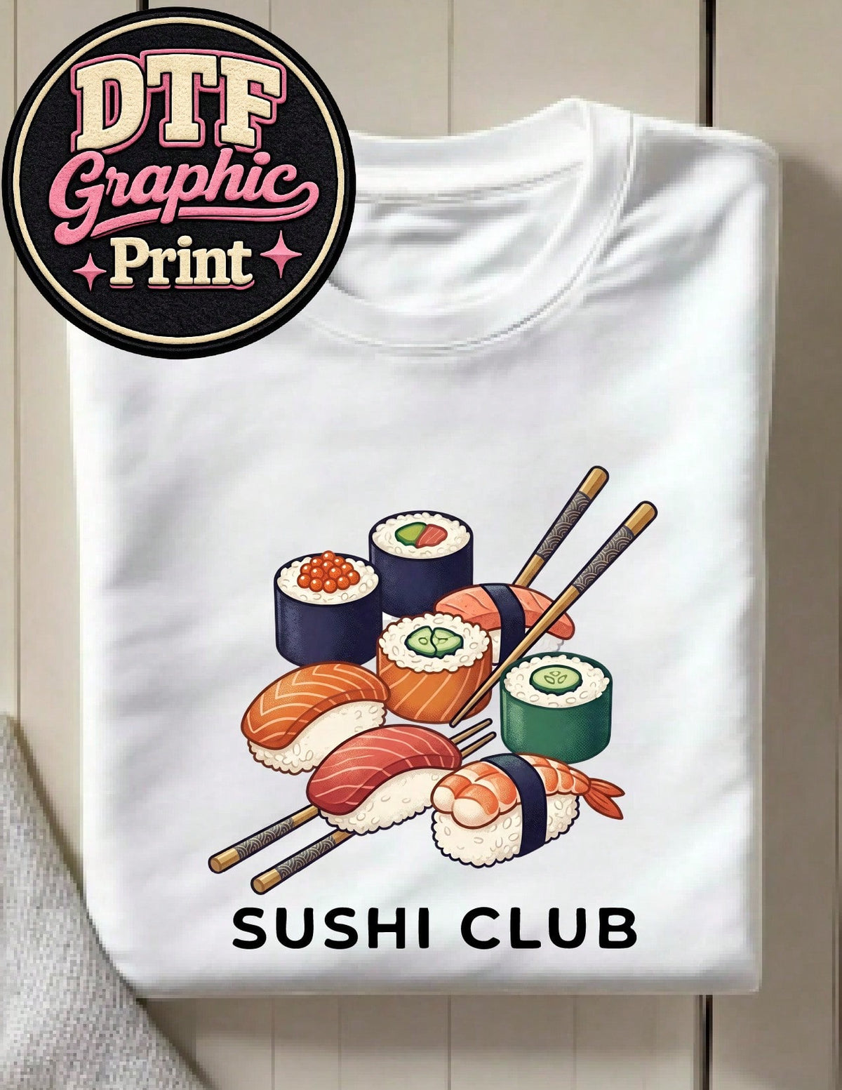 Sushi And Chopsticks T-Shirt