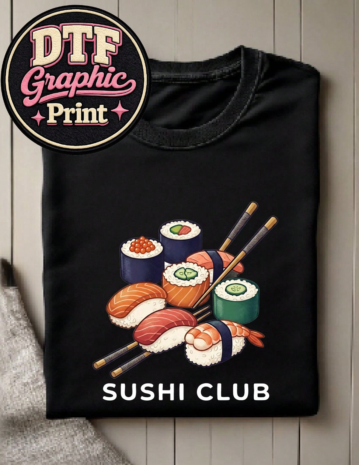 Sushi And Chopsticks T-Shirt