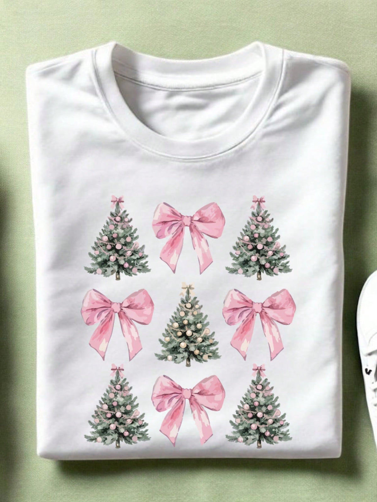 Bow And Christmas T-Shirt
