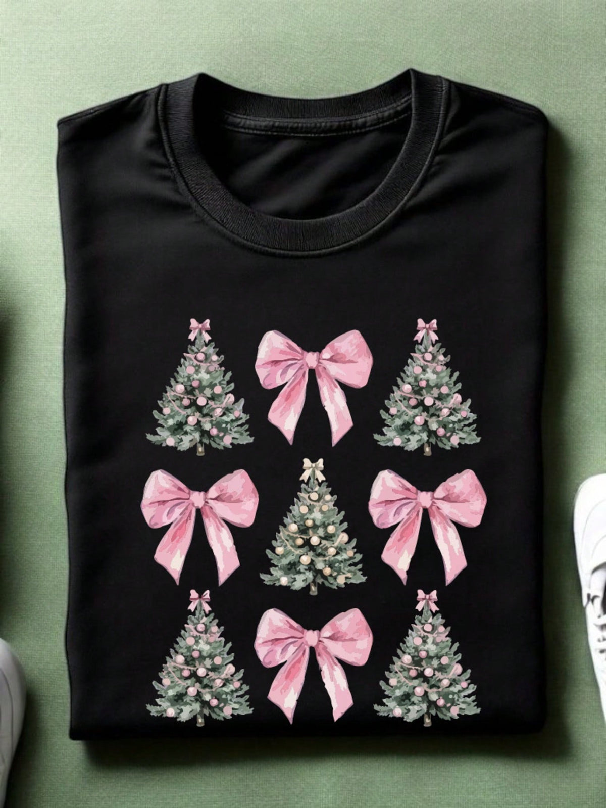 Bow And Christmas T-Shirt