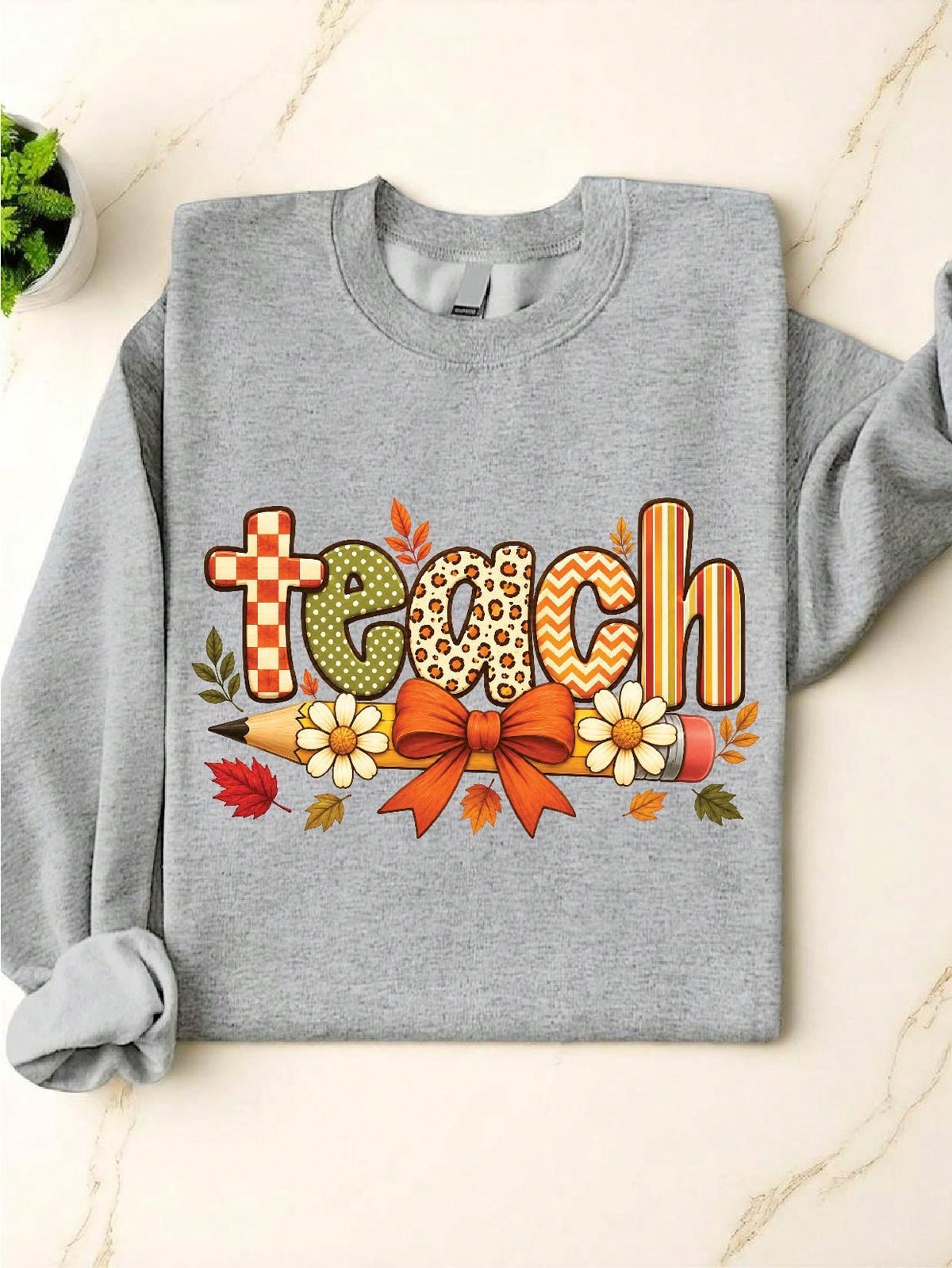 Fall Teach Coquette Sweatshirt