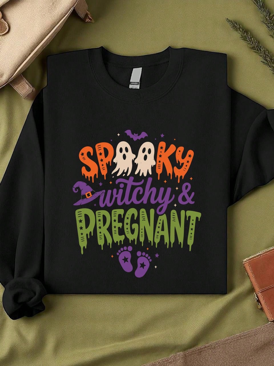 Spooky Season And Pregnant Unisex Sweatshirt