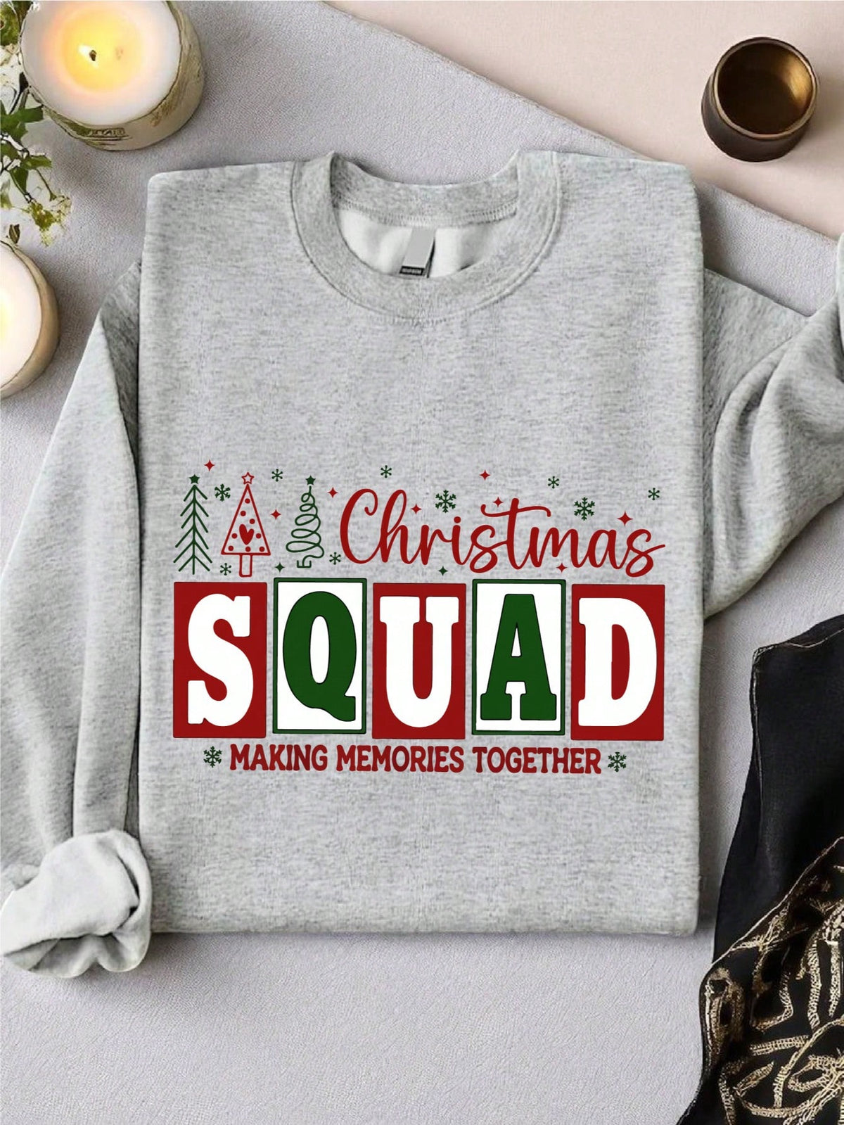 Retro Christmas Crew Sweatshirt