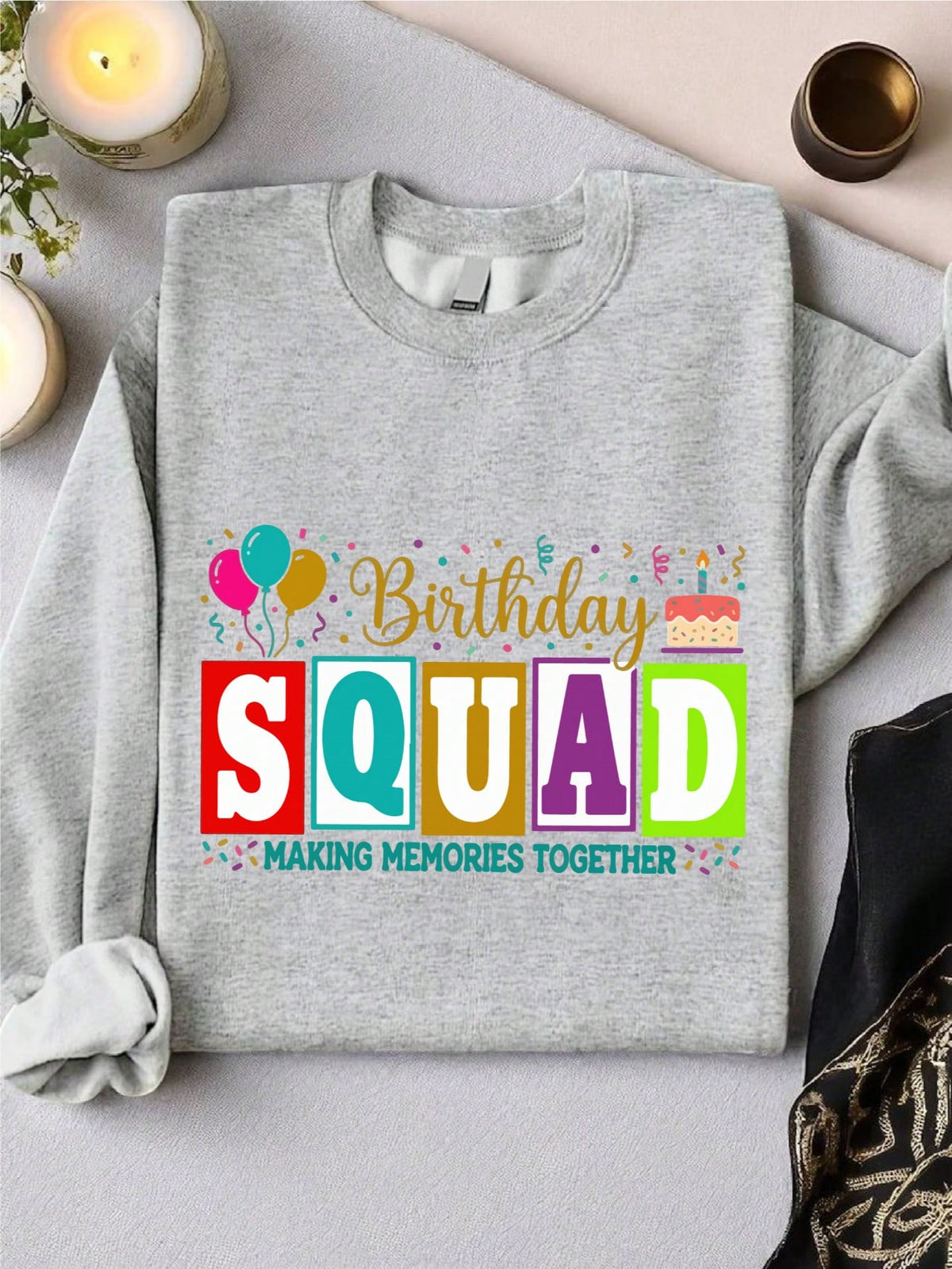 Birthday Crew Festive Sweatshirt