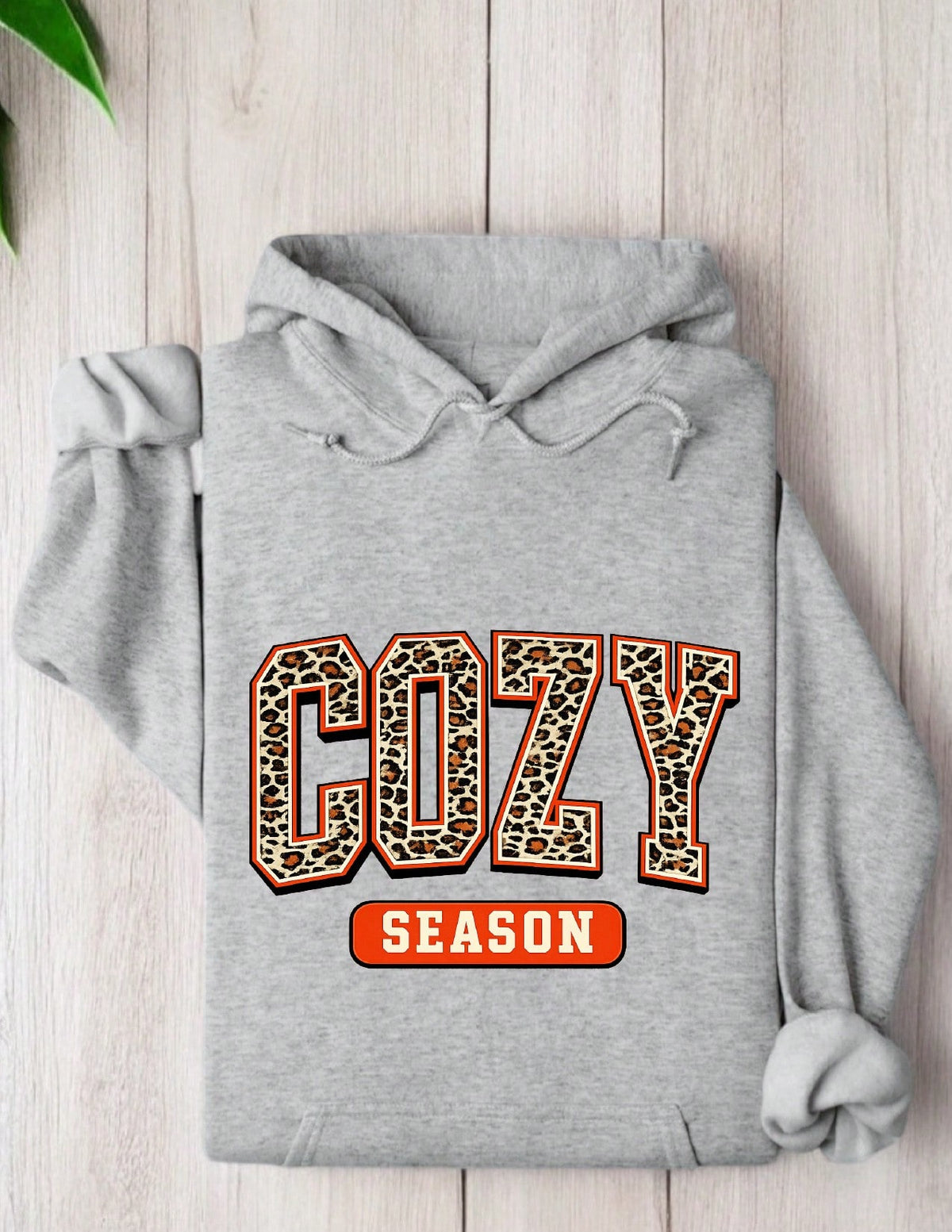 Cozy Season Leopard Hoodie