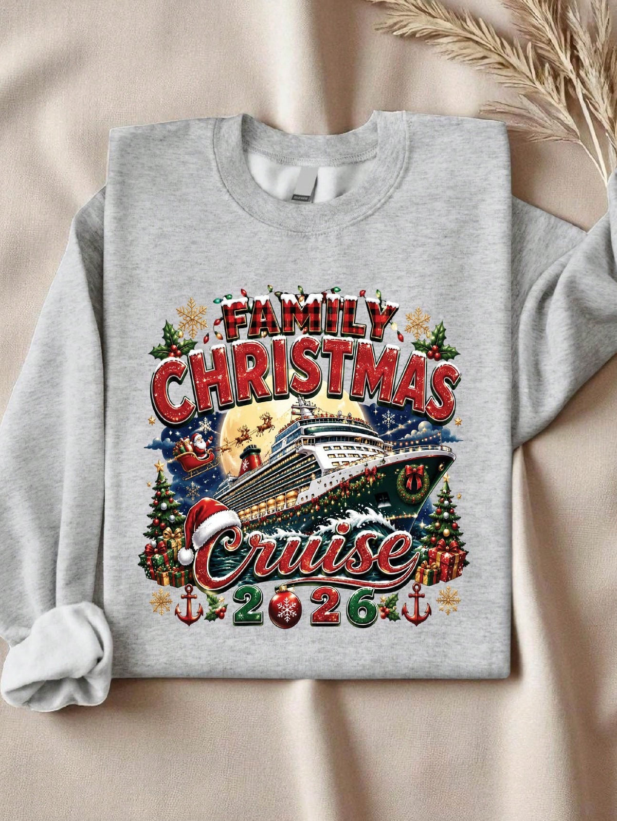 Family Christmas Cruise 2026 Sweatshirt