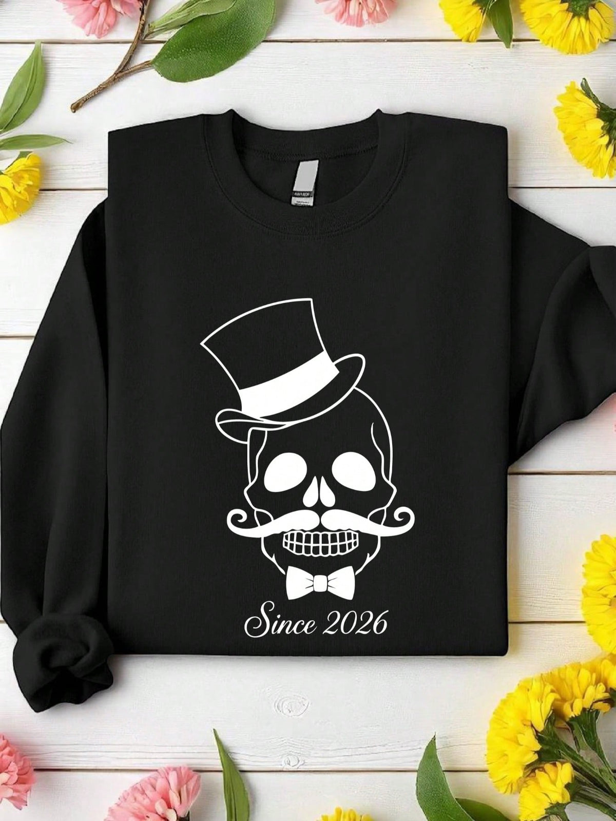 1PC Skulls Couple Sweatshirt