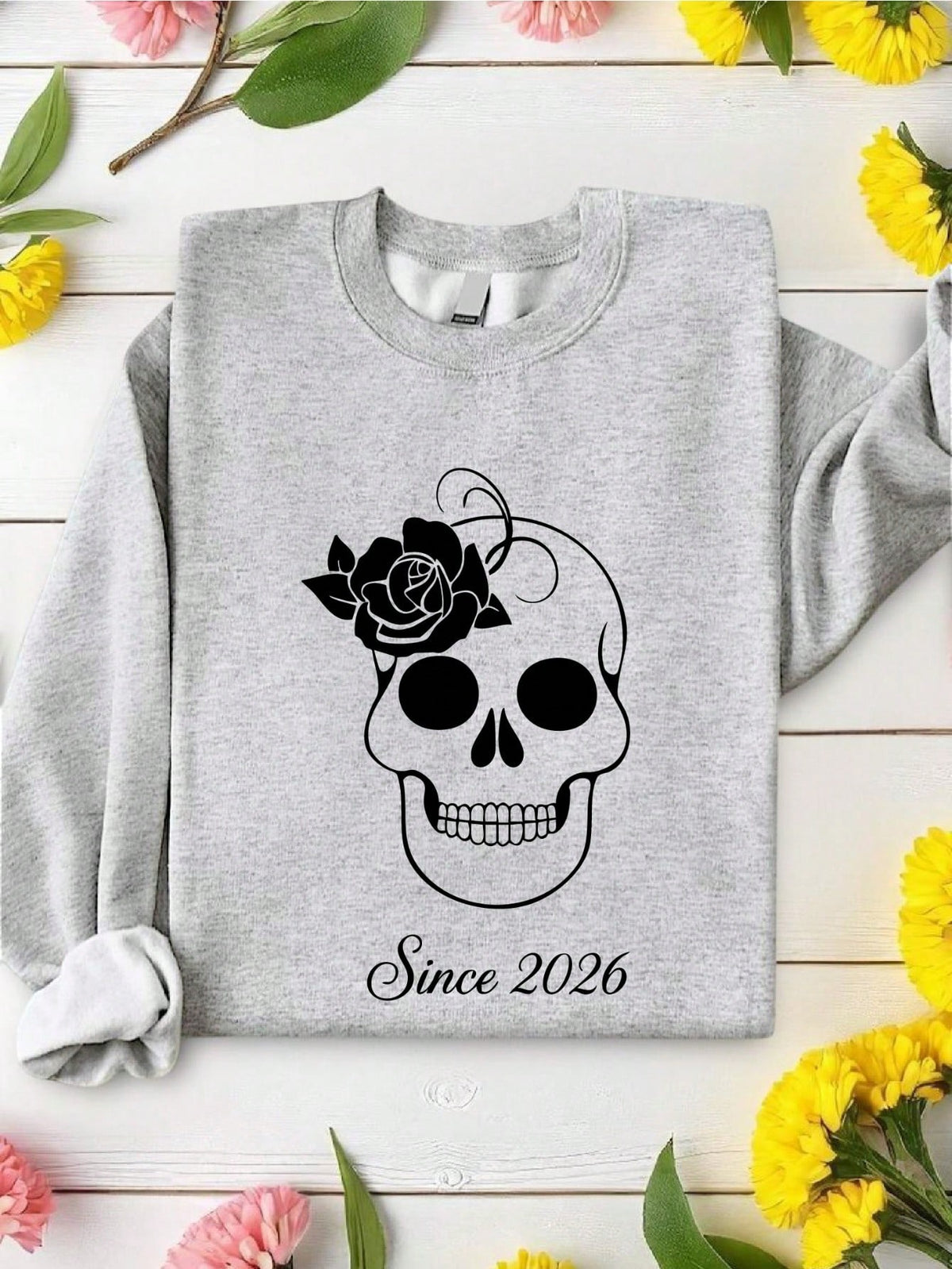 1PC Skulls Couple Sweatshirt