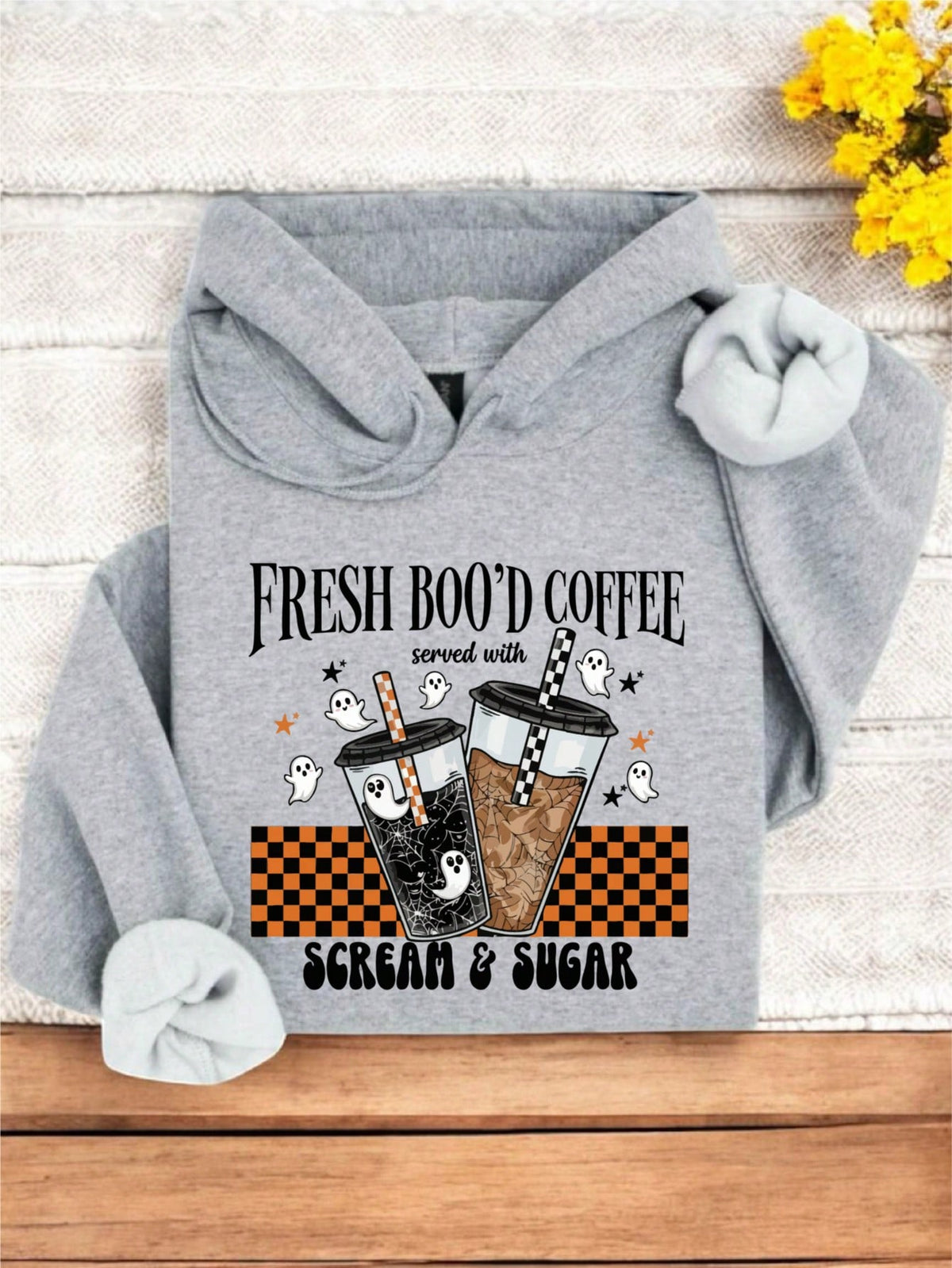 Fresh Boo Coffee Ghostly Hoodie