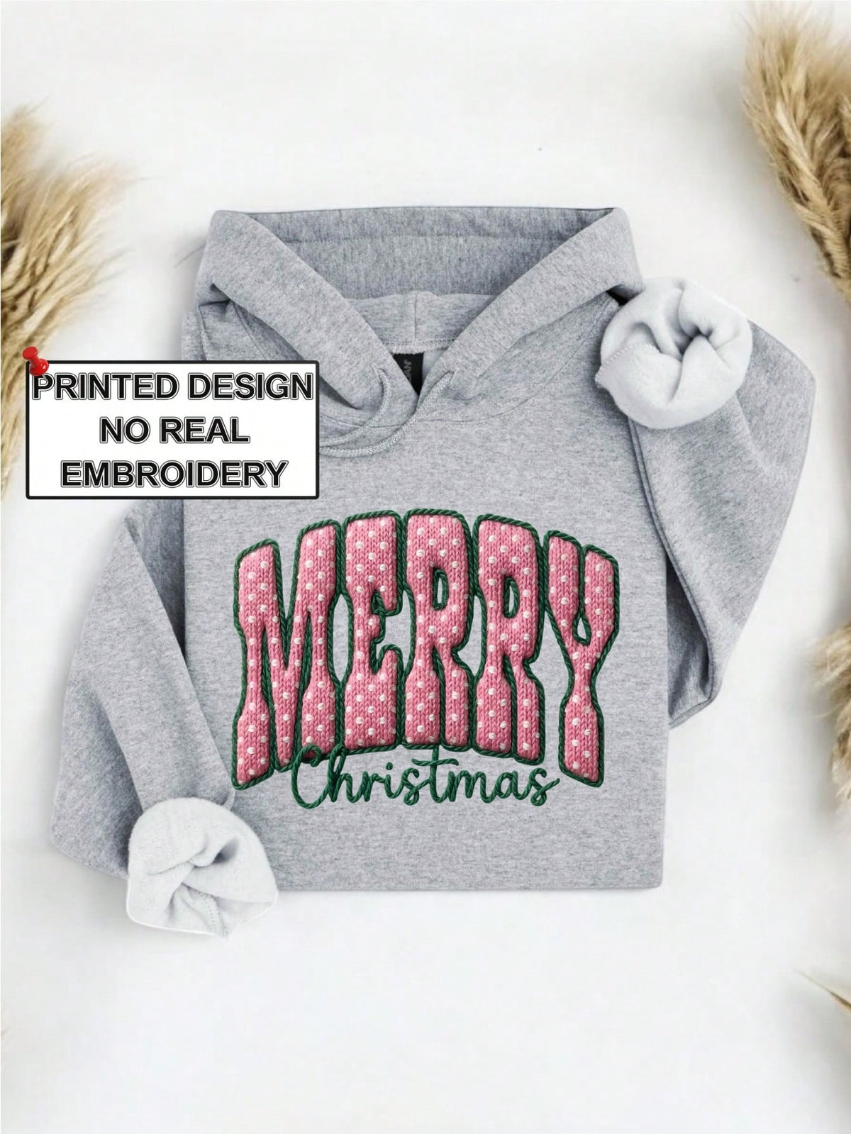 Merry Christmas (DTF Graphic Print) Hoodie