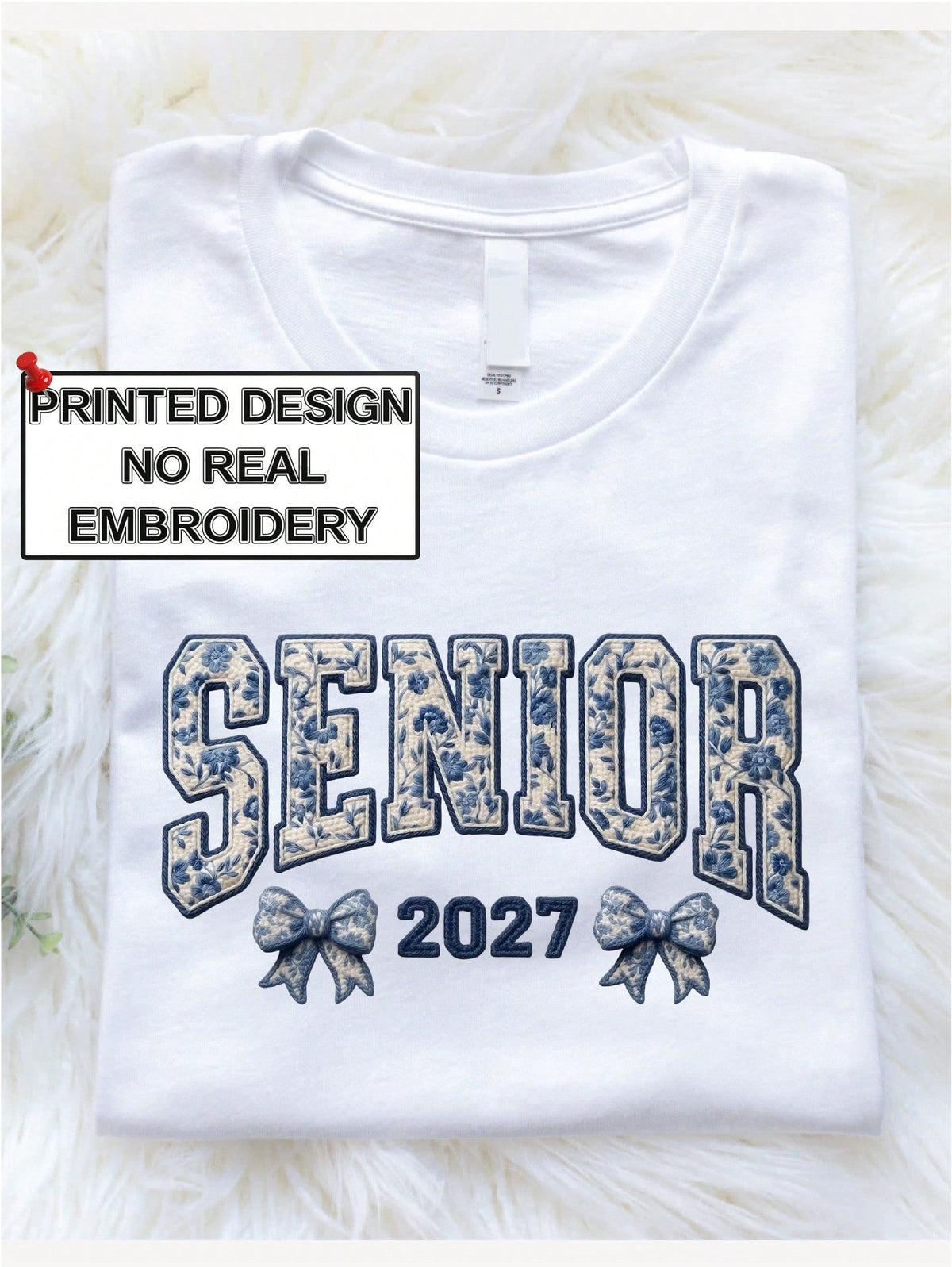 Senior 2027 (DTF Graphic Print) T-Shirt