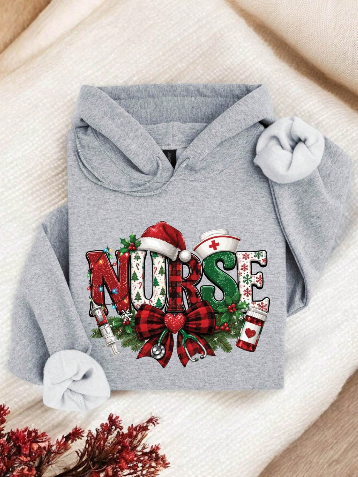 Christmas Nurse Hoodie