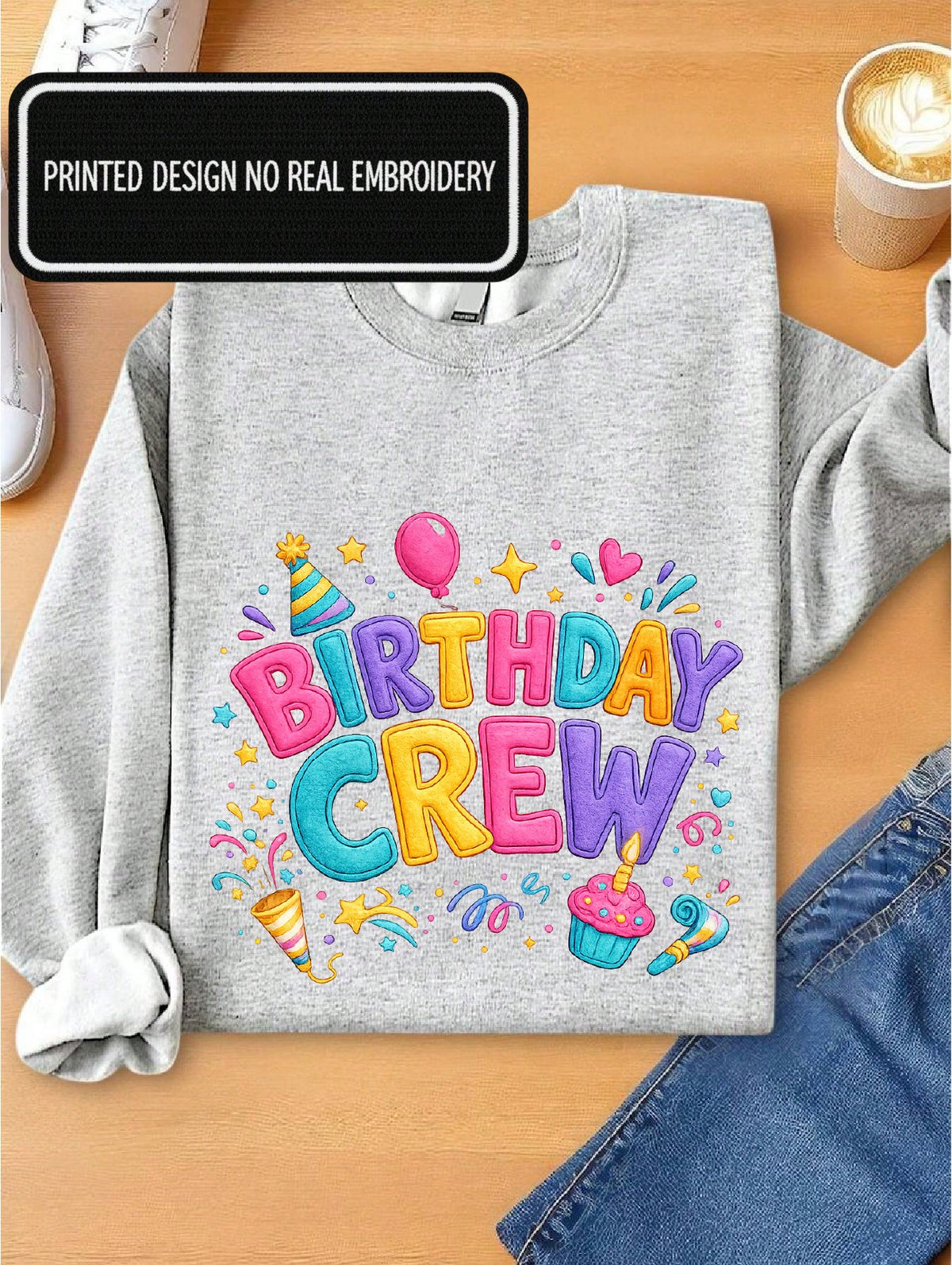 Birthday Crew Sweatshirt