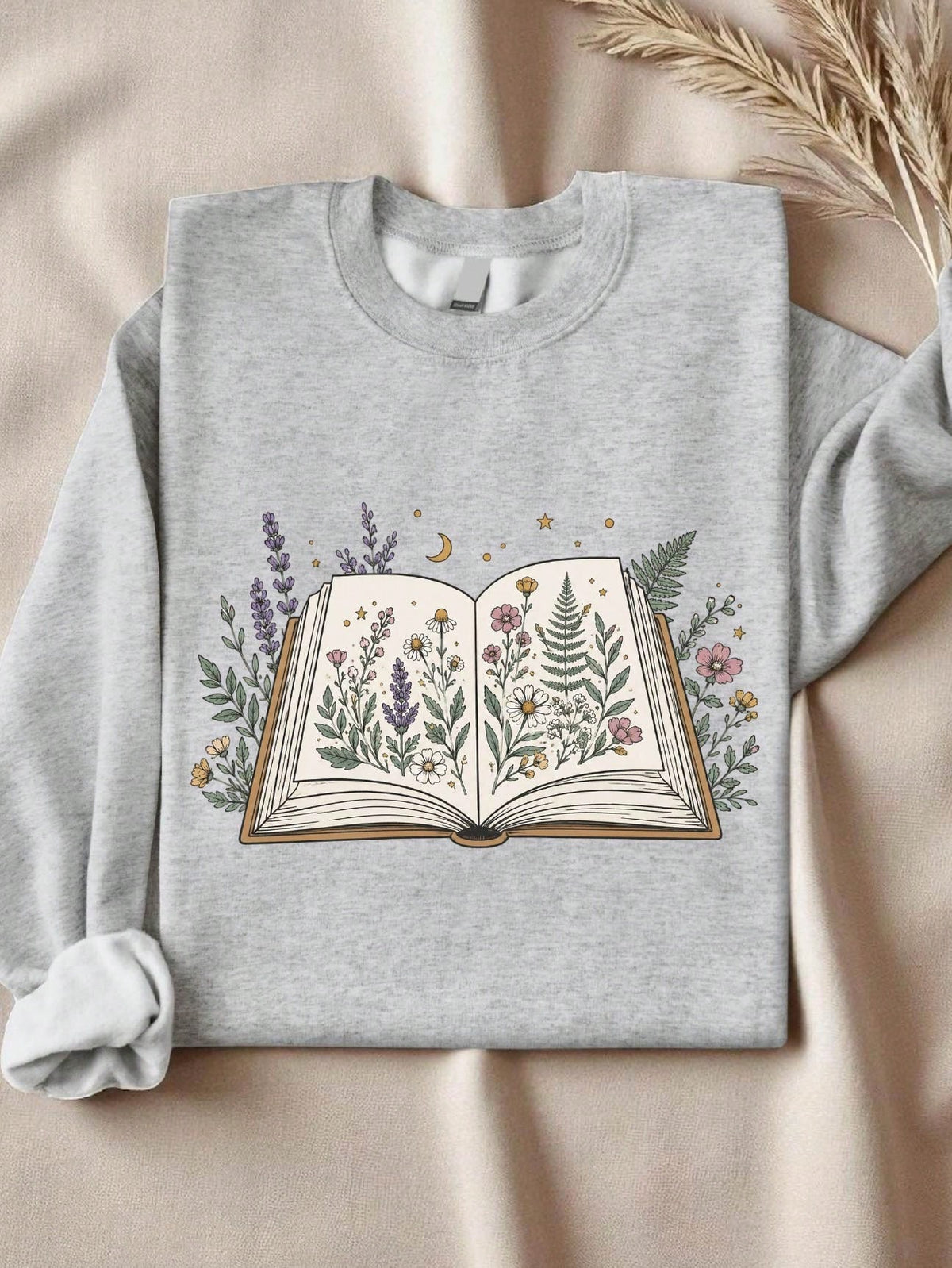 Floral Book Sweatshirt