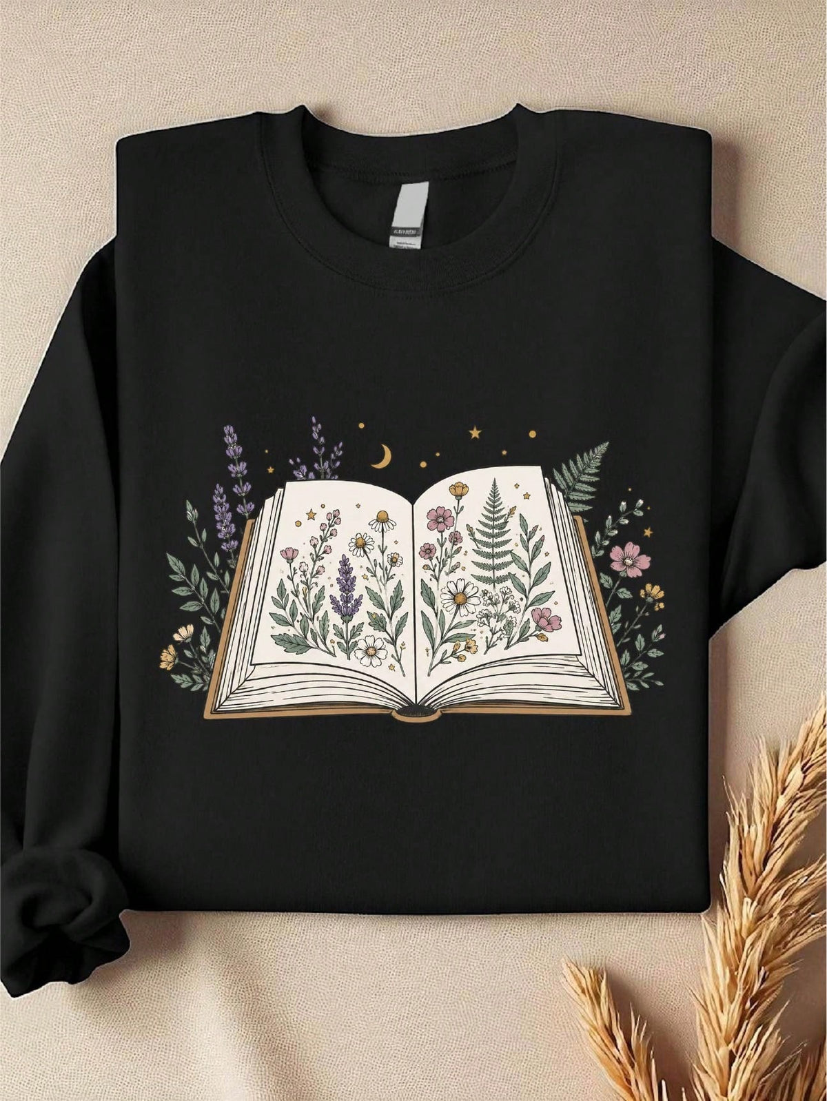 Floral Book Sweatshirt