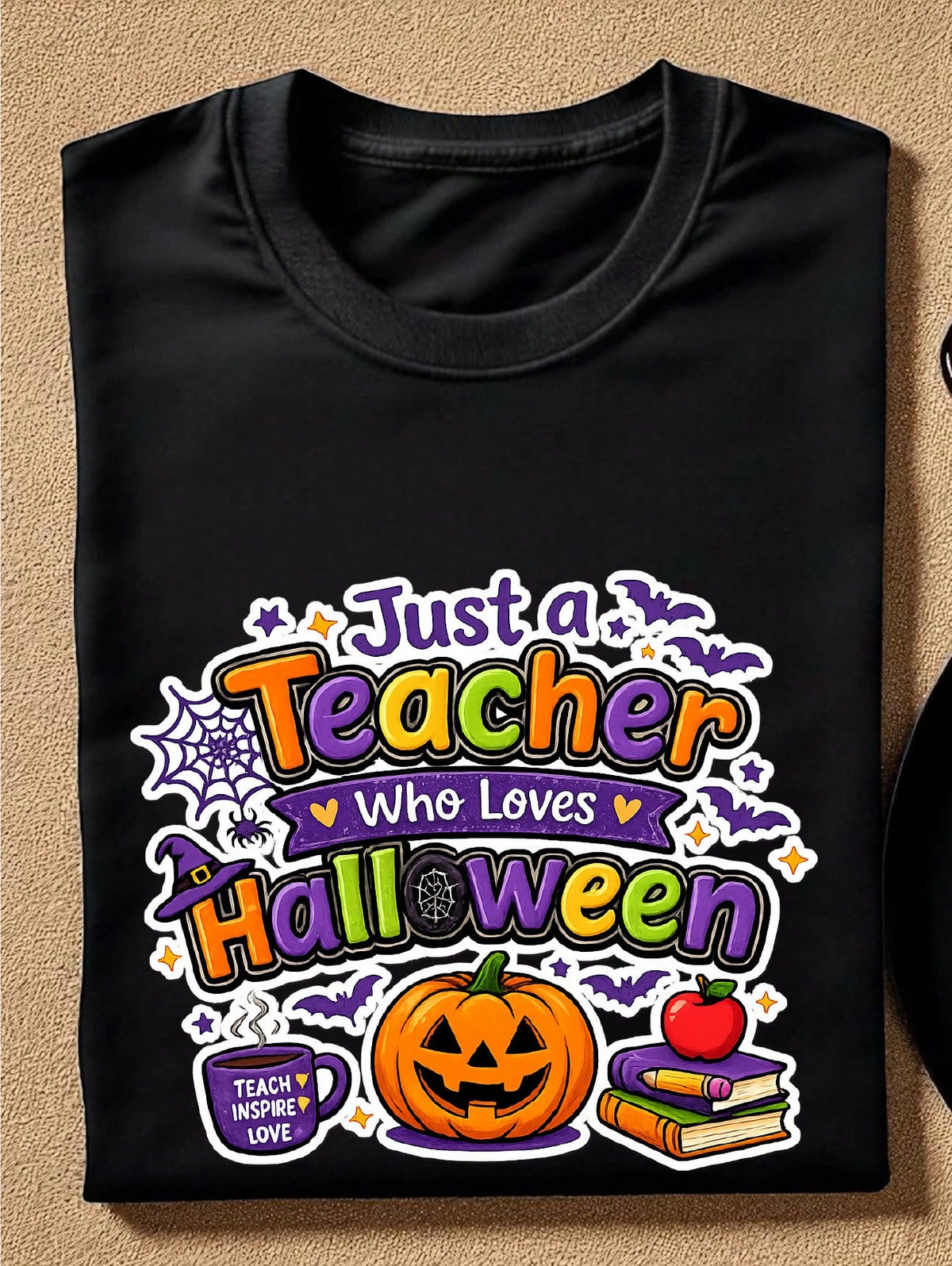 Just A Teacher Who Loves Halloween T-Shirt