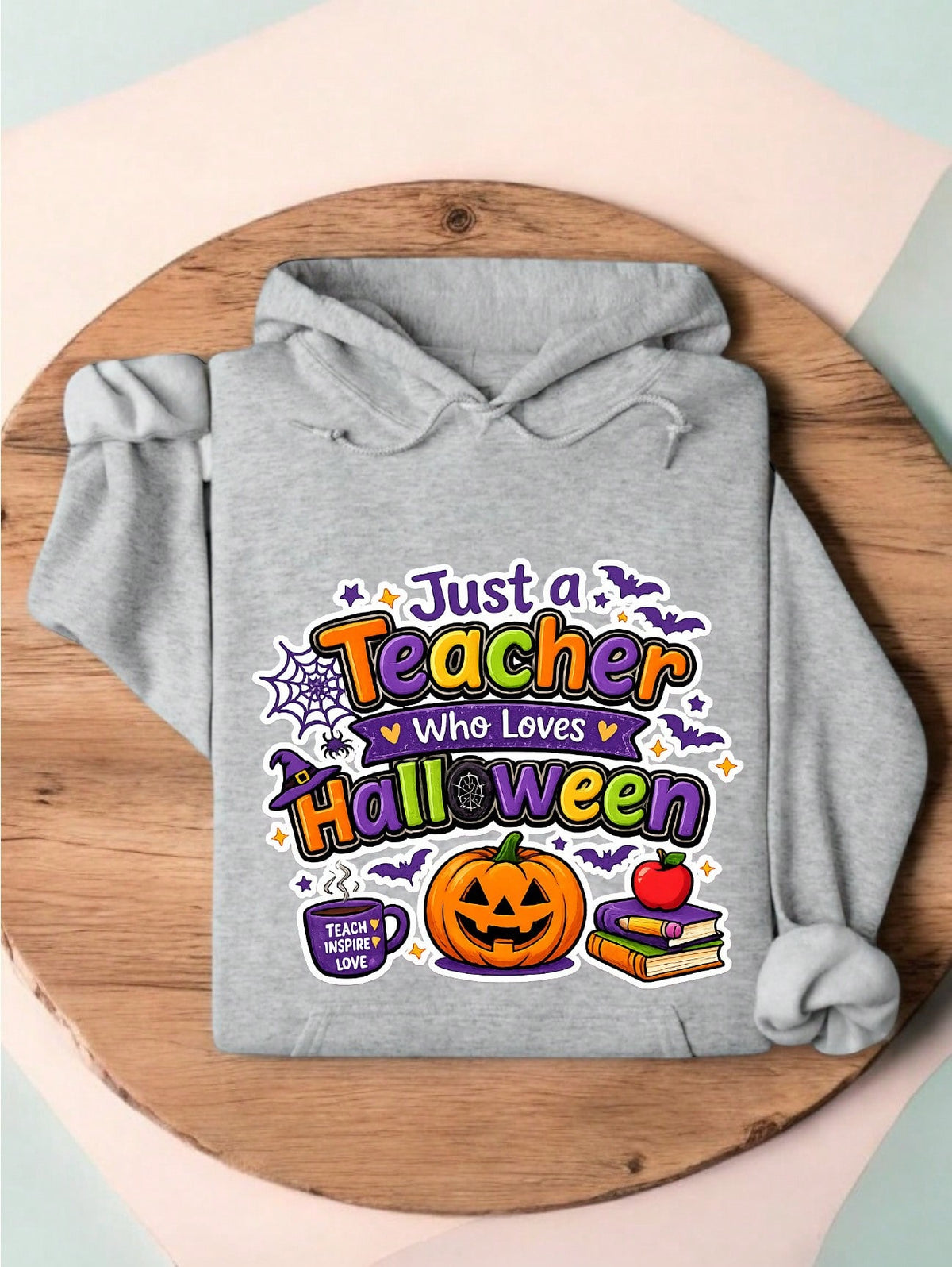 Just A Teacher Who Loves Halloween Hoodie