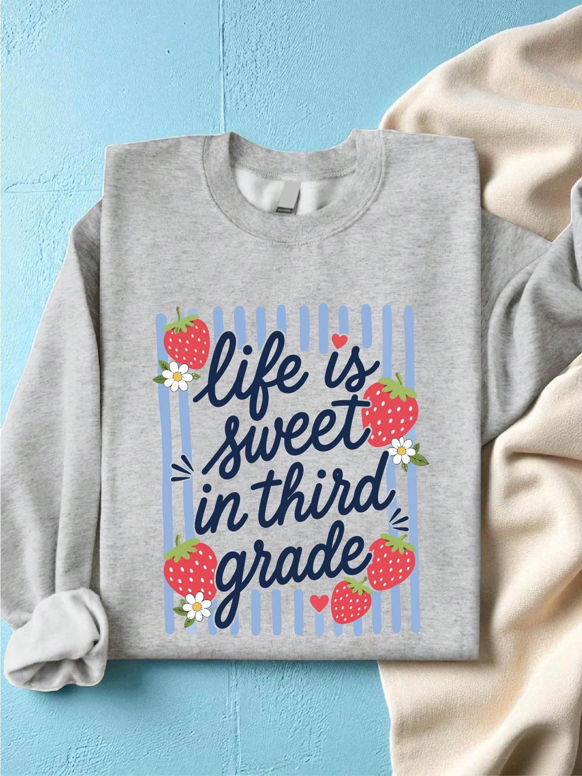 Third Grade Teacher Sweatshirt