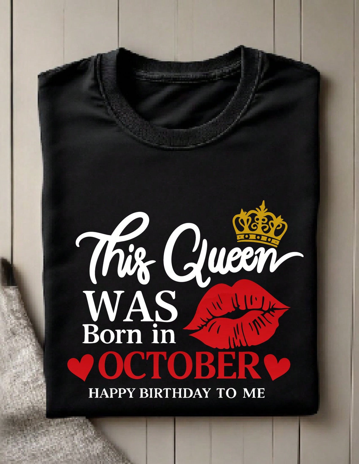 This Queen Was Born In October T-Shirt