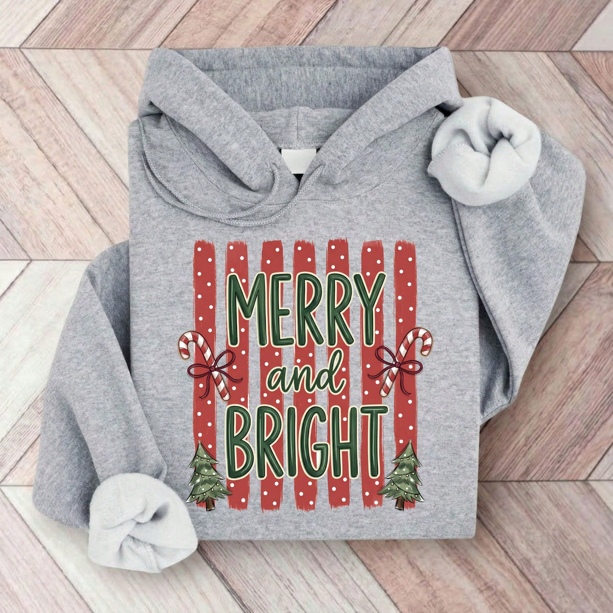 Merry And Bright Hoodie