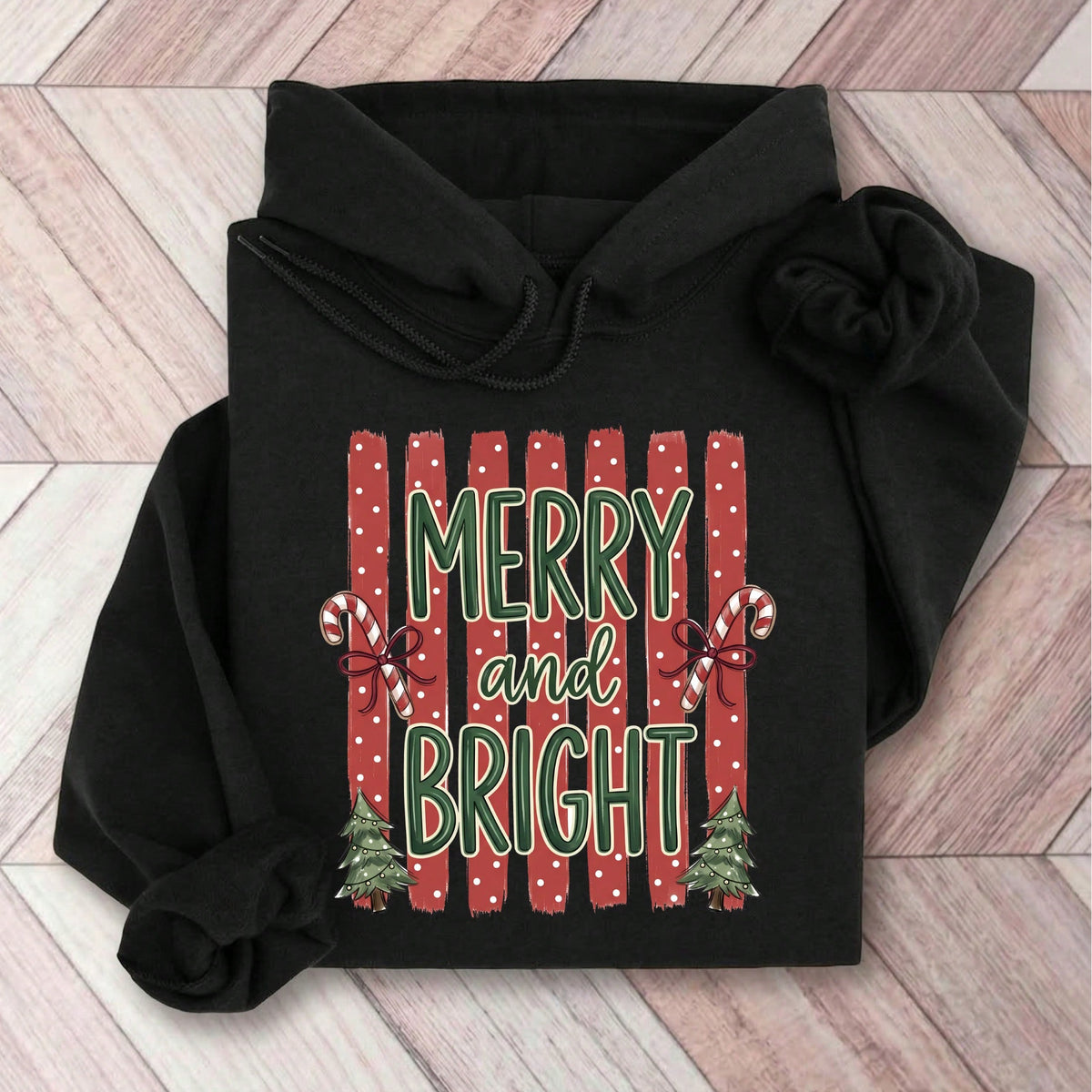 Merry And Bright Hoodie