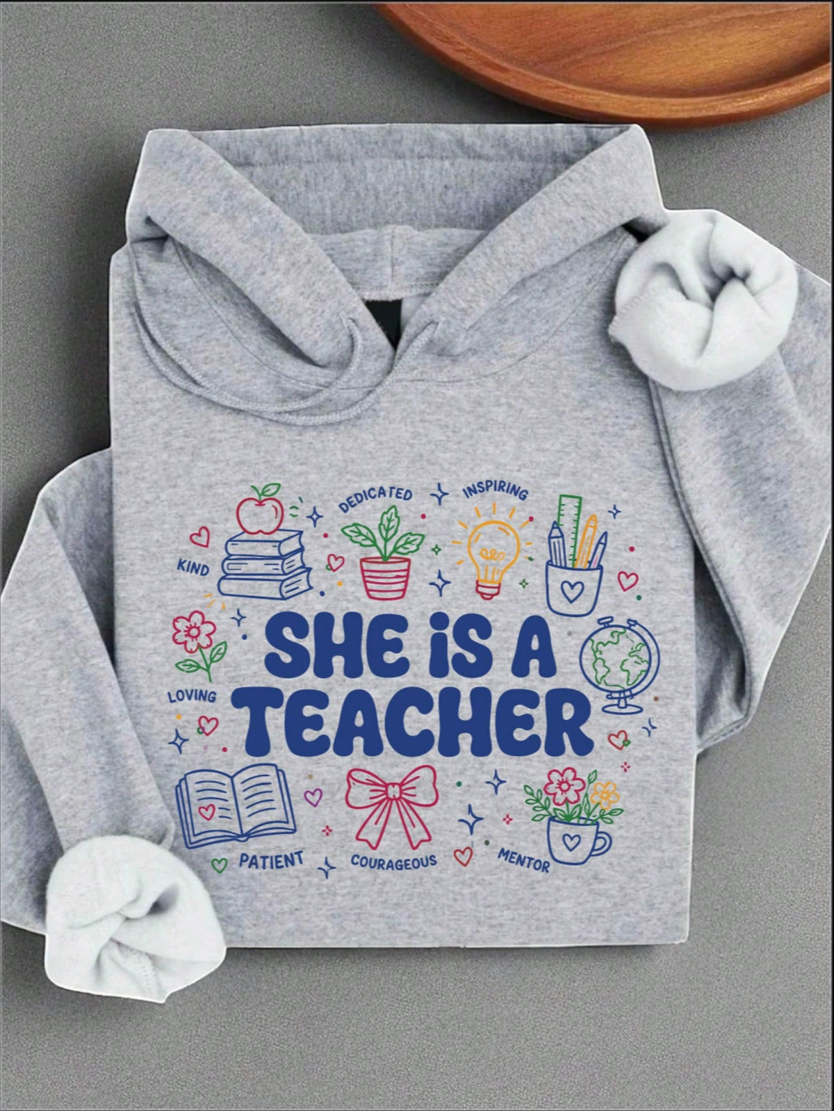 She Is A Teacher Unisex Hoodie