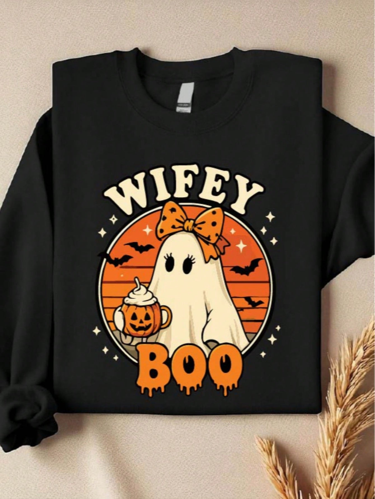 1 PC Wifey Hubby Boo Matching Sweatshirt