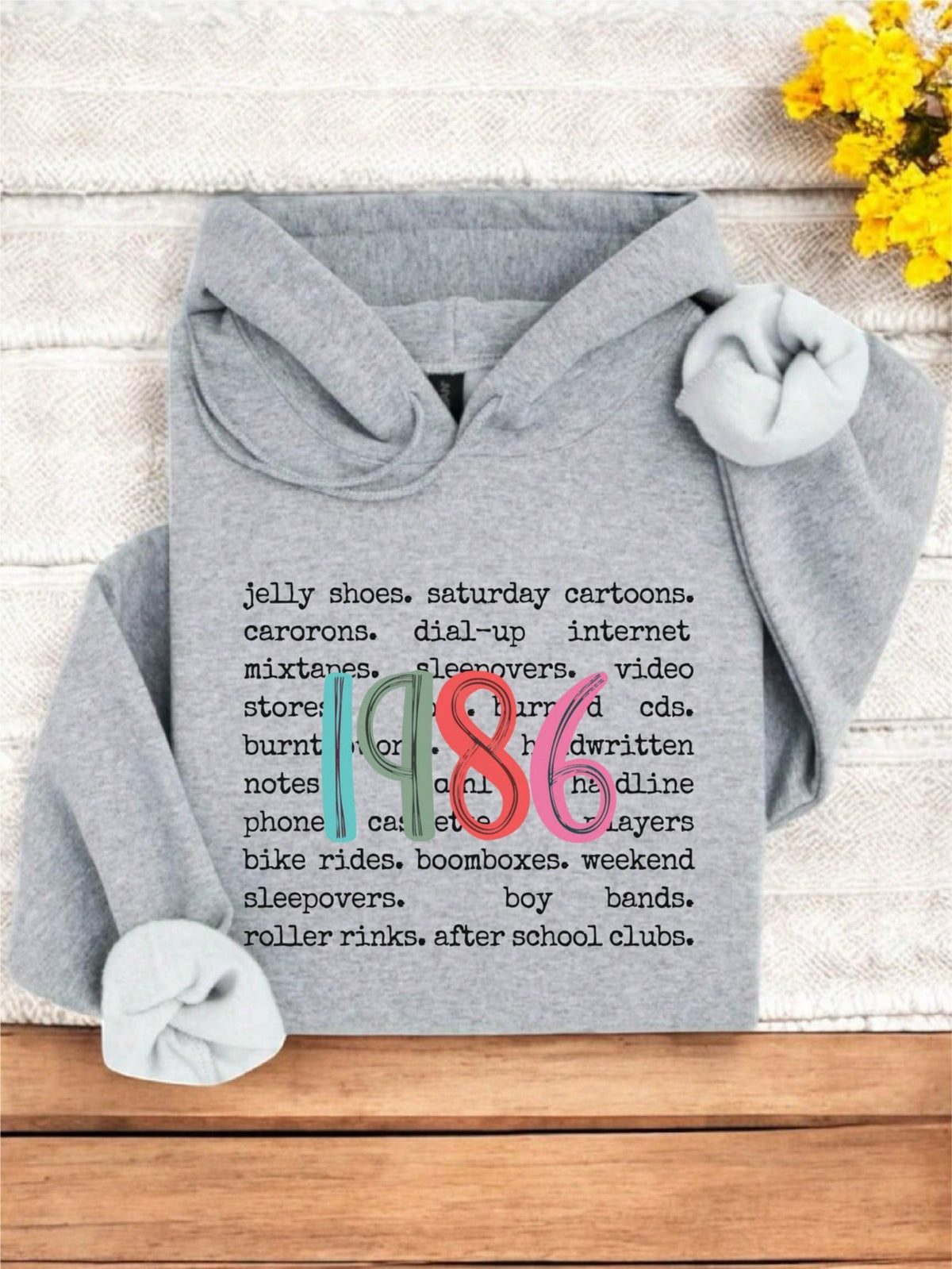 Nostalgia 1986 Birthday Hoodie
