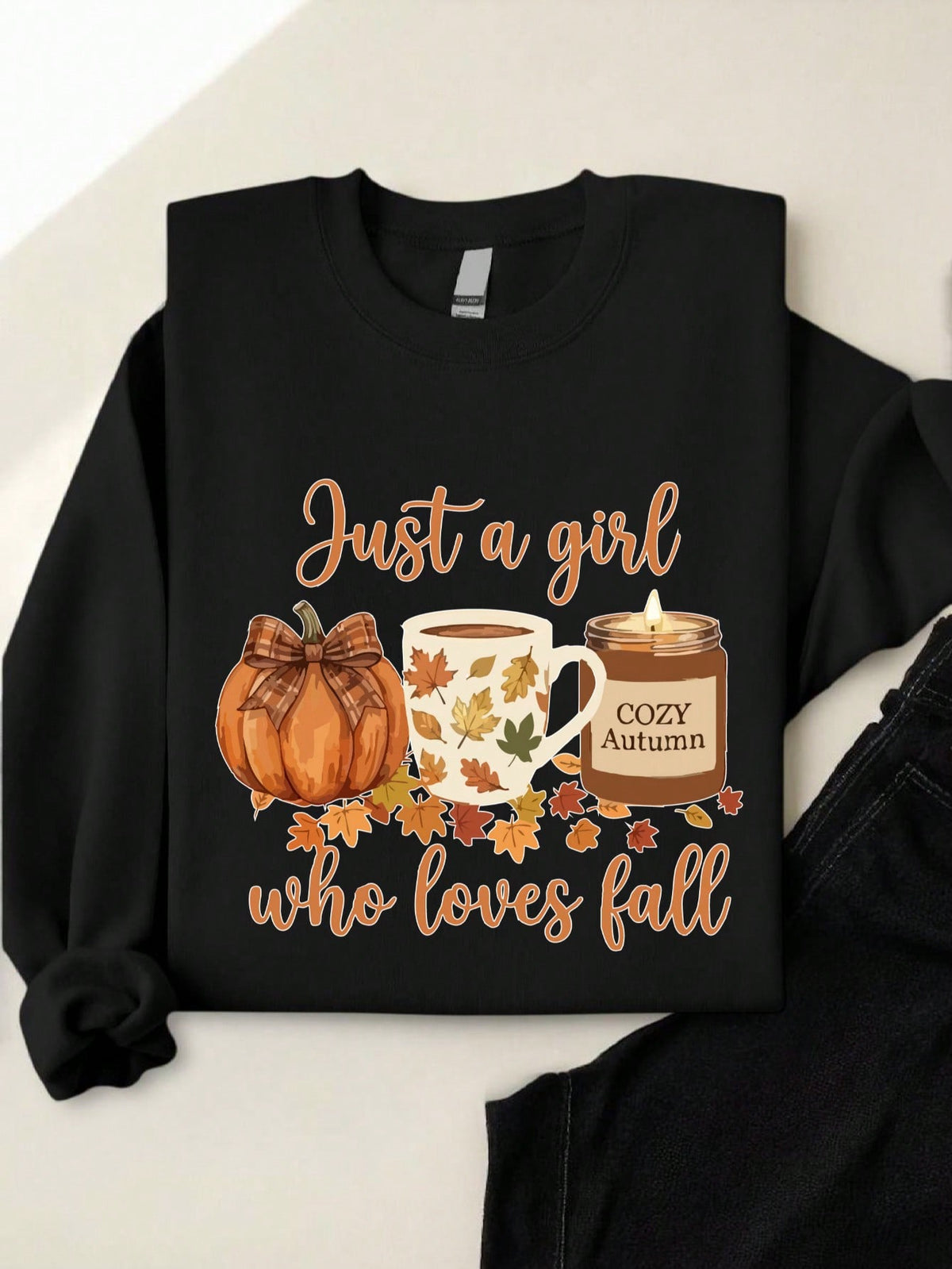 Just A Girl Who Loves Fall Sweatshirt