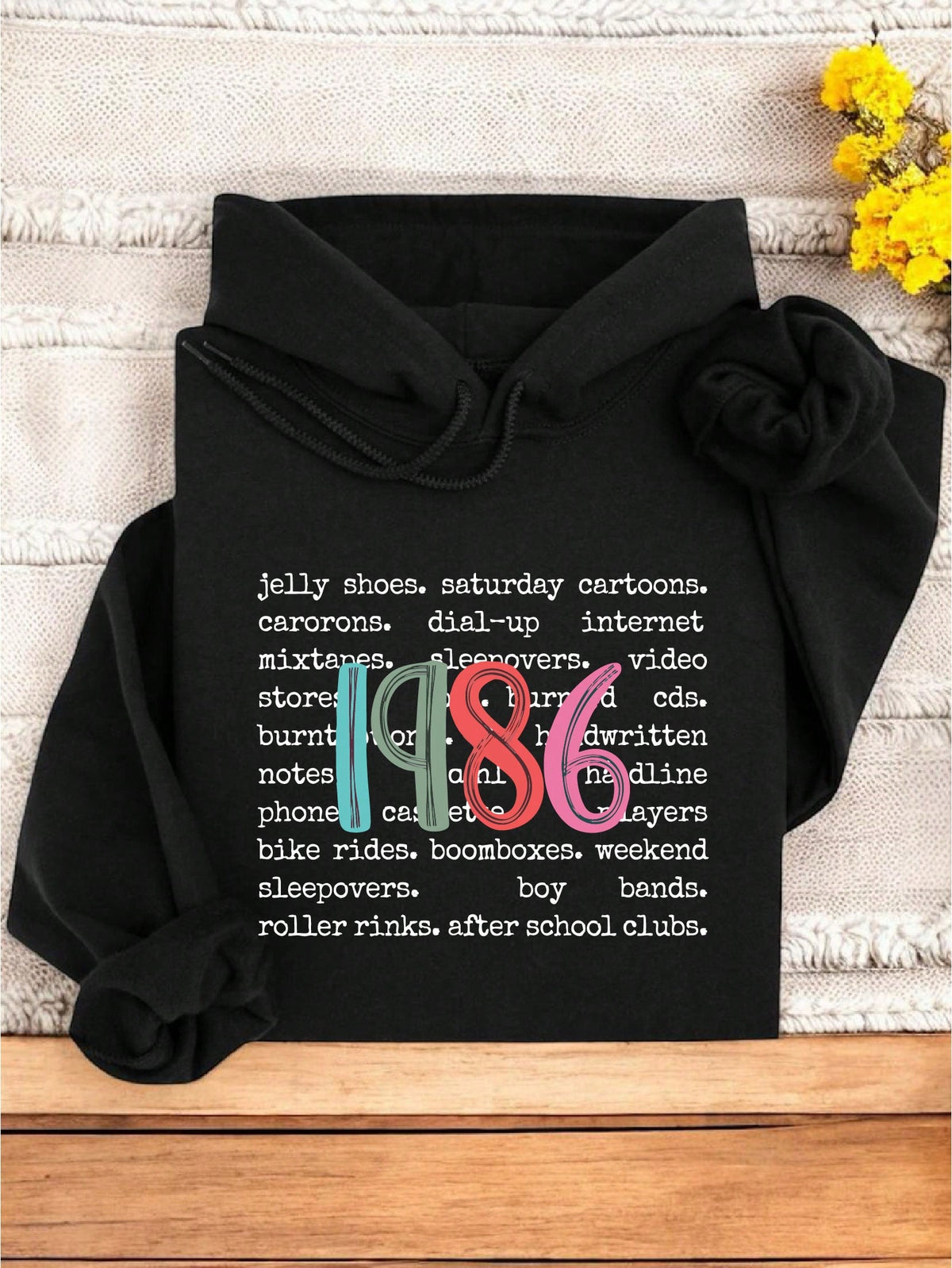 Nostalgia 1986 Birthday Hoodie