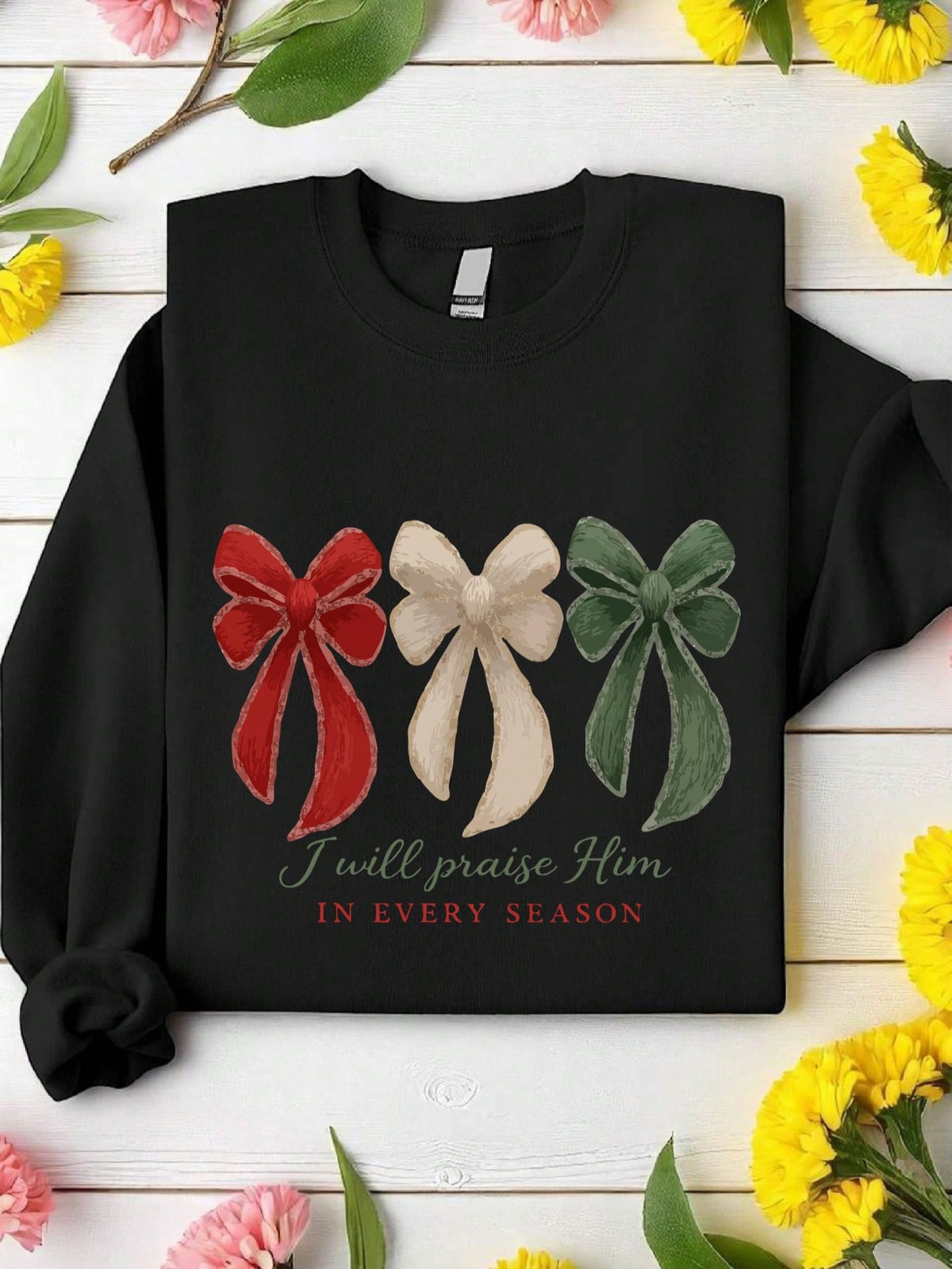 Coquette I Will Praise Him Sweatshirt