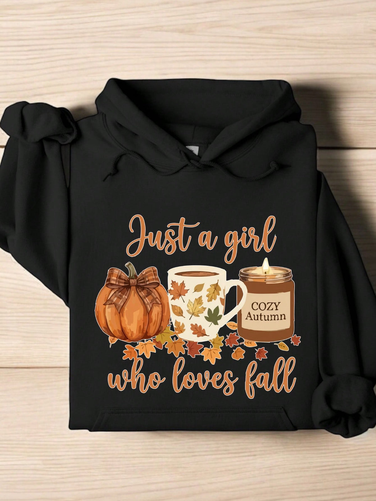 Just A Girl Who Loves Fall Hoodie