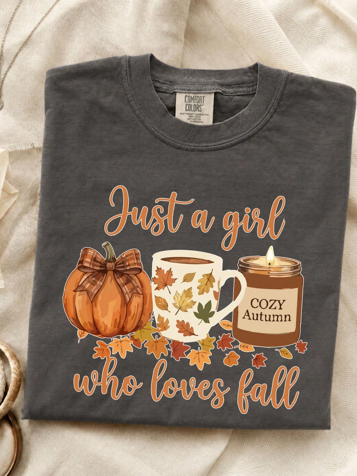 Just A Girl Who Loves Fall T-Shirt