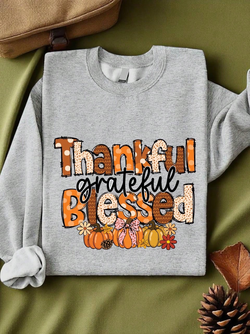 Thankful Grateful Blessed Unisex Sweatshirt