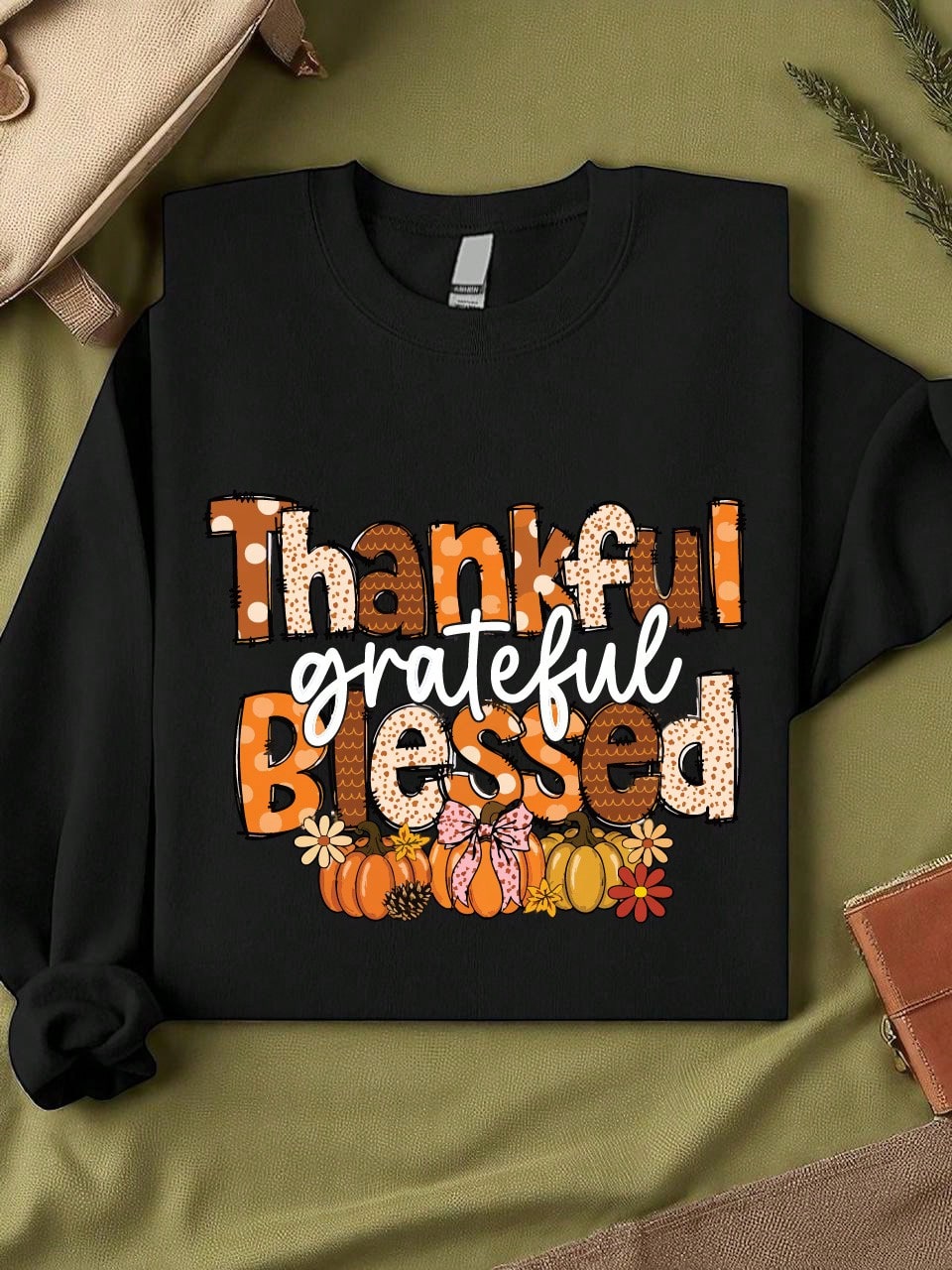 Thankful Grateful Blessed Unisex Sweatshirt