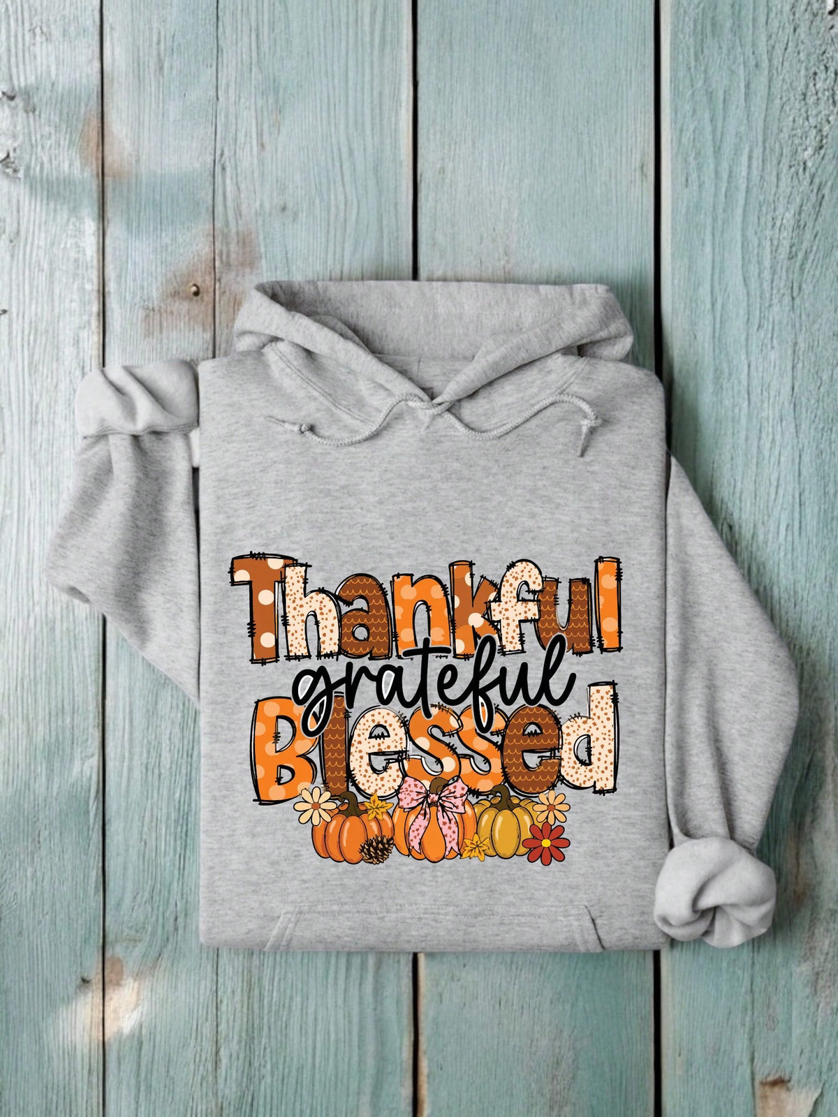 Thankful Grateful Blessed Unisex Hoodie