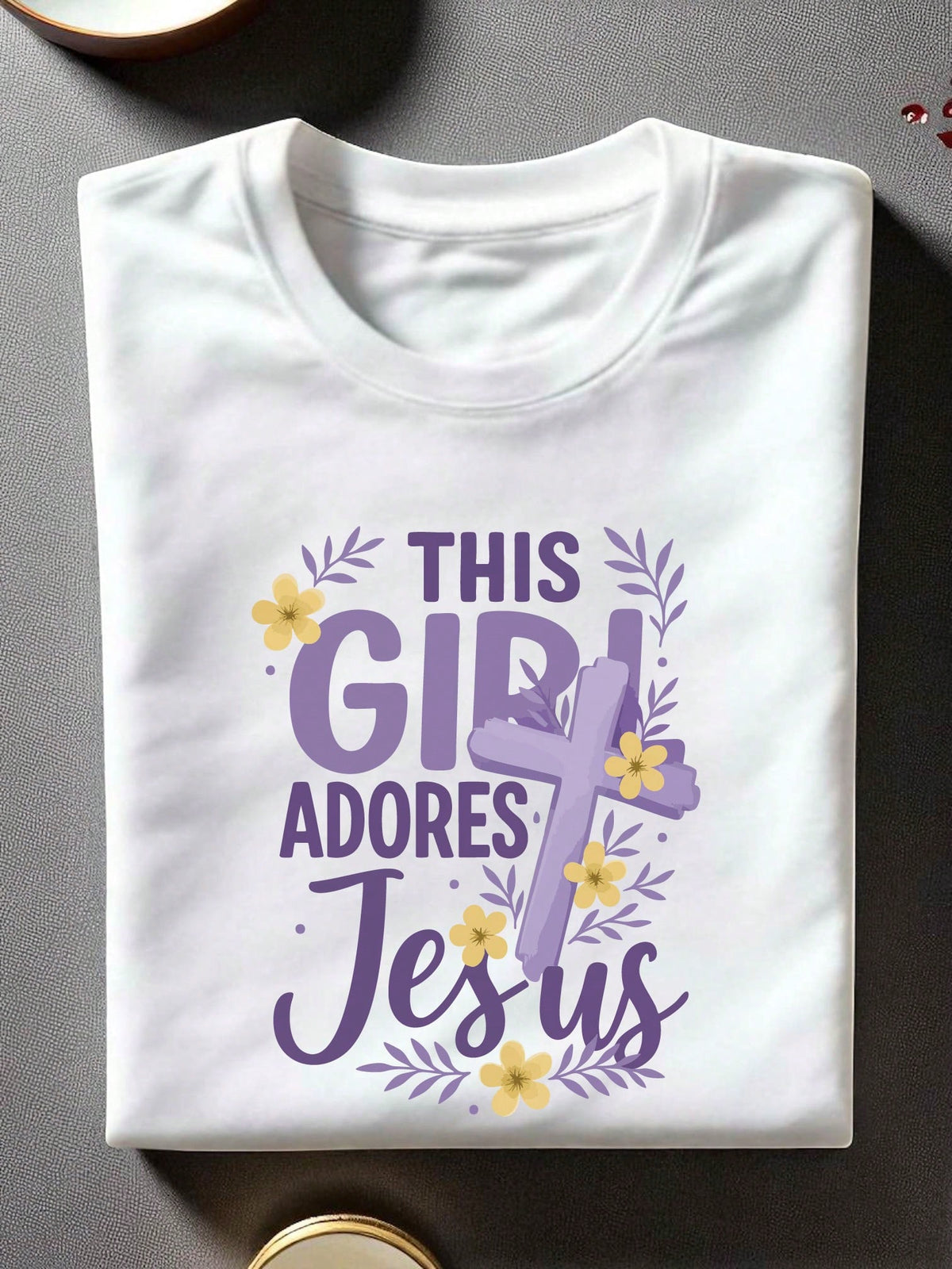 This Girl Adores Jesus Unisex T-Shirt