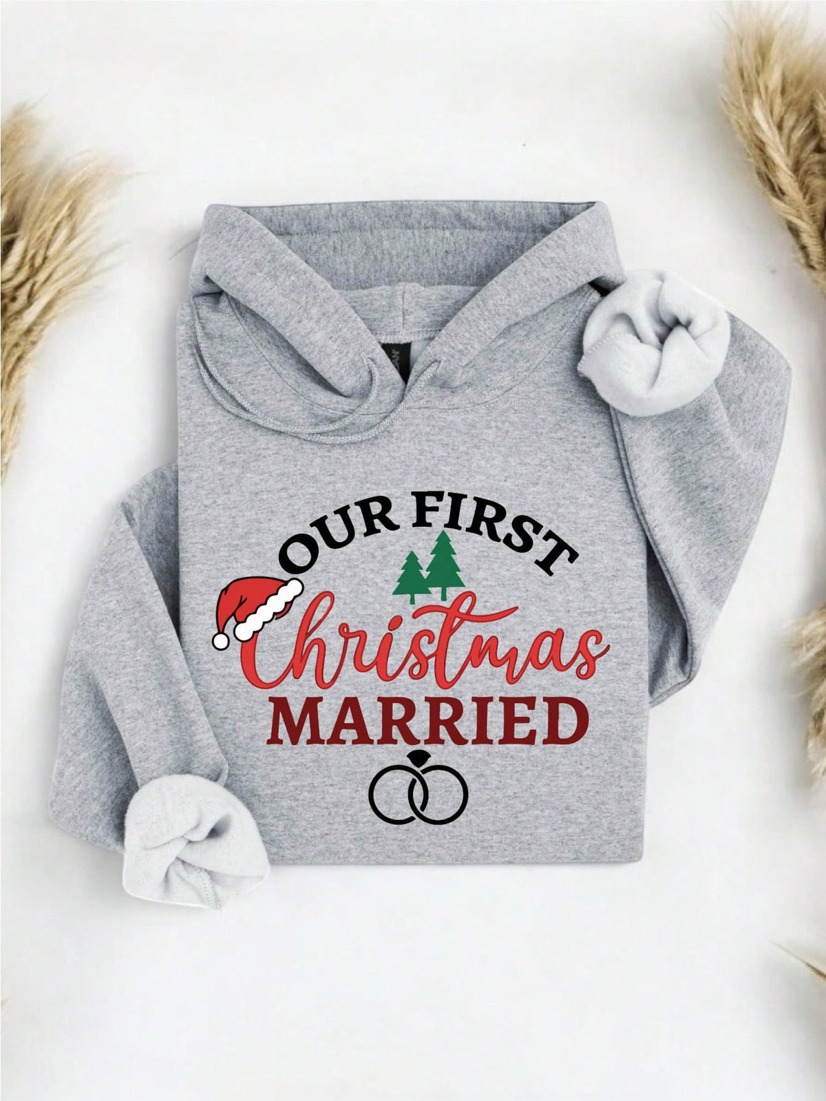 Our First Christmas Married Hoodie