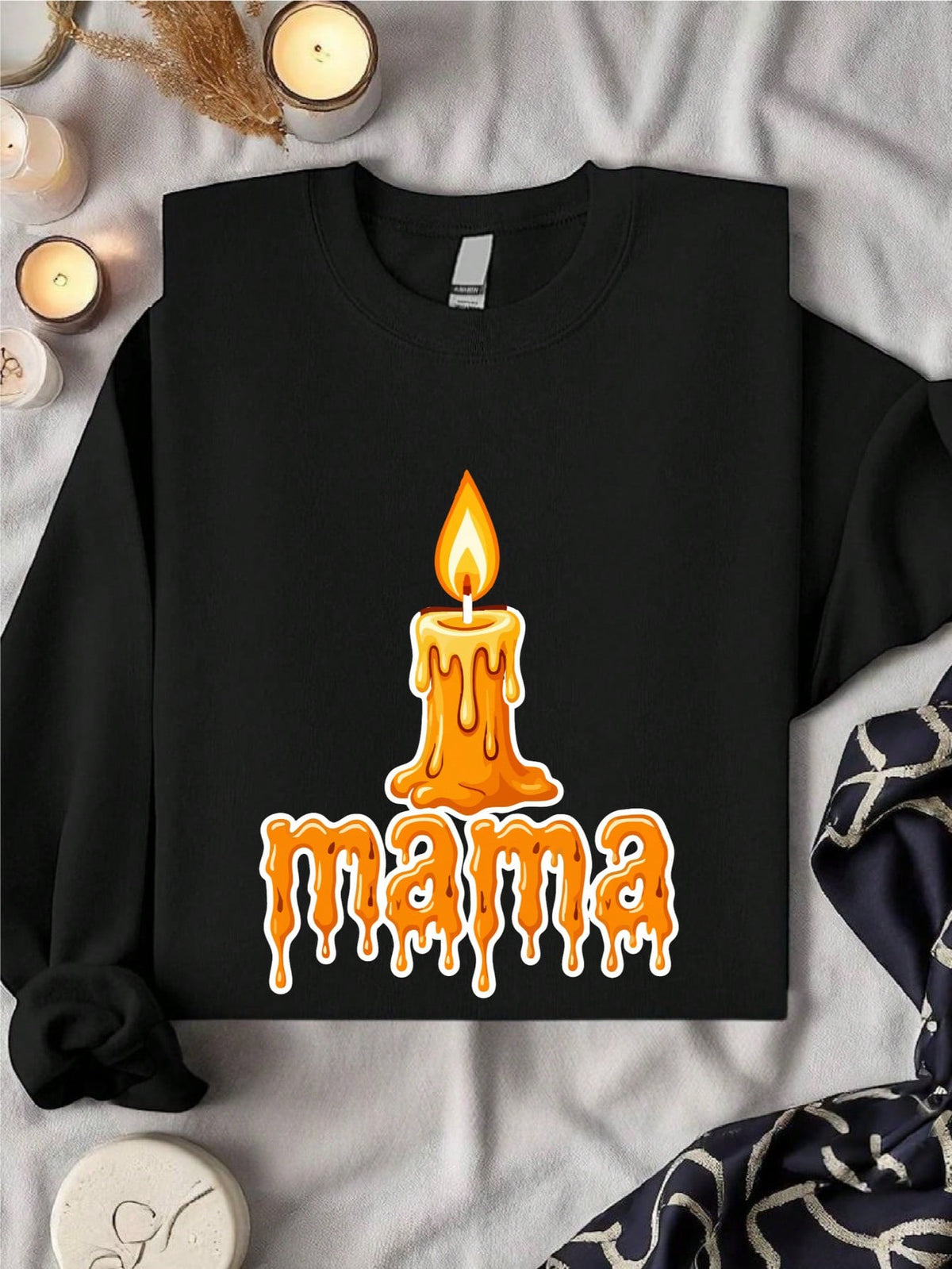 1PC Mama Dada Candle 1st Birthday Sweatshirt