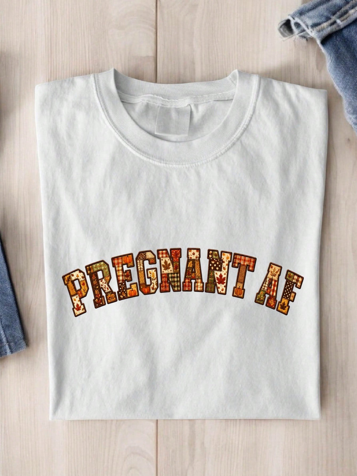 Fall Pregnant Af T-Shirt