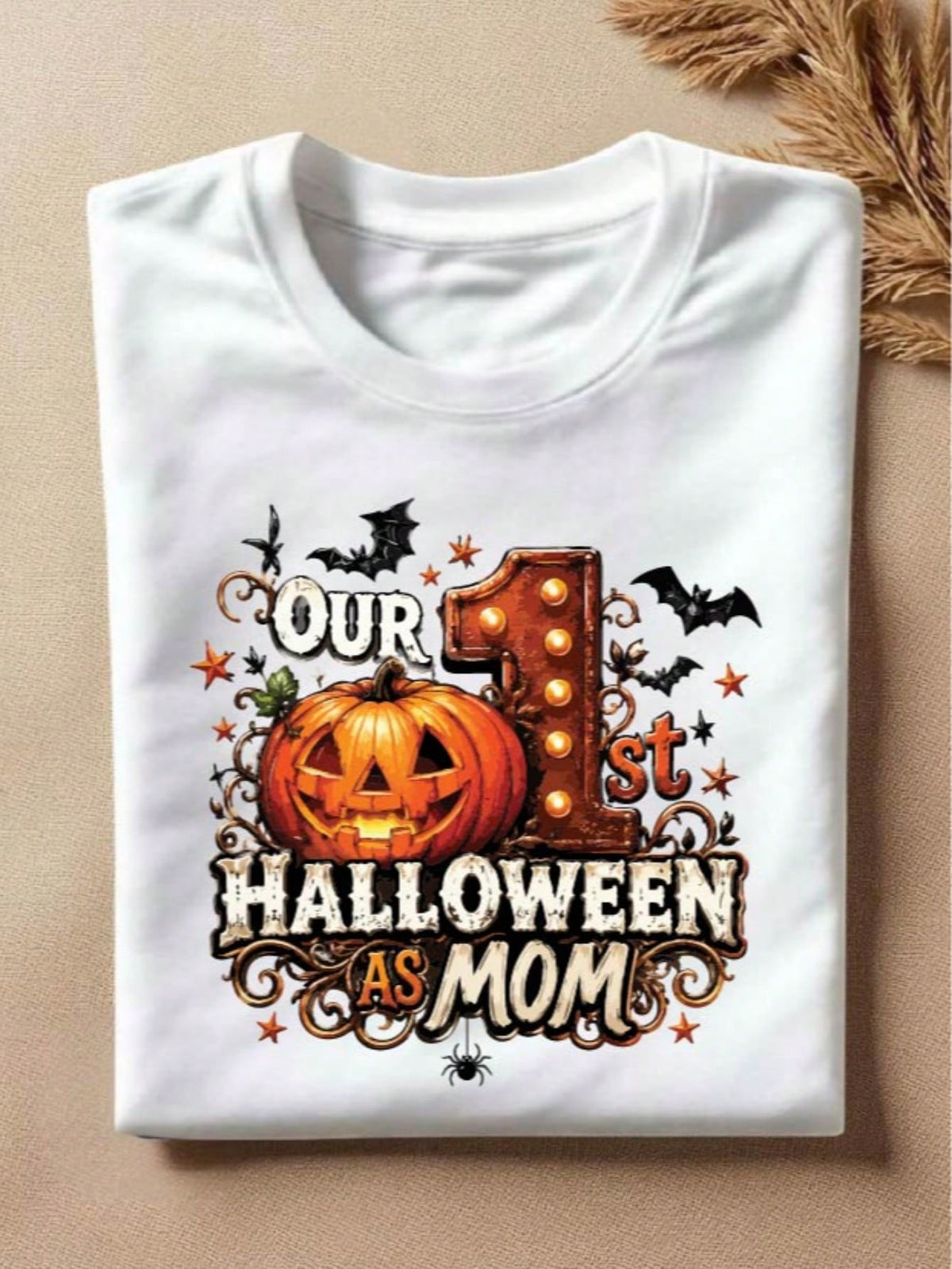 1 PC Our 1st Halloween As Mom Dad T-Shirt