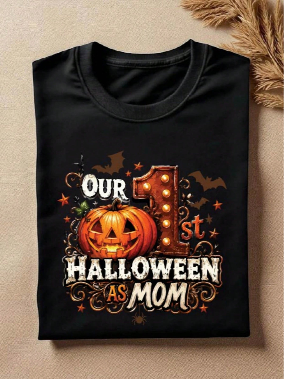 1 PC Our 1st Halloween As Mom Dad T-Shirt